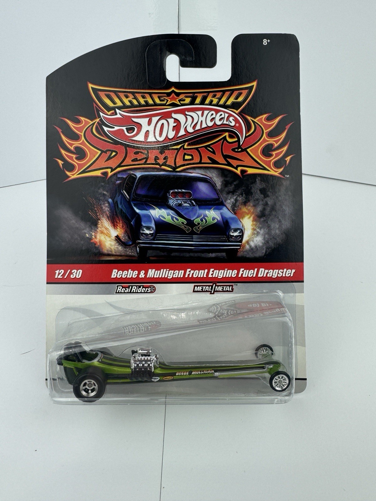 Hot Wheels Drag Strip Demons #12 Beebe & Mulligan Front Engine Fuel Dragster RR
