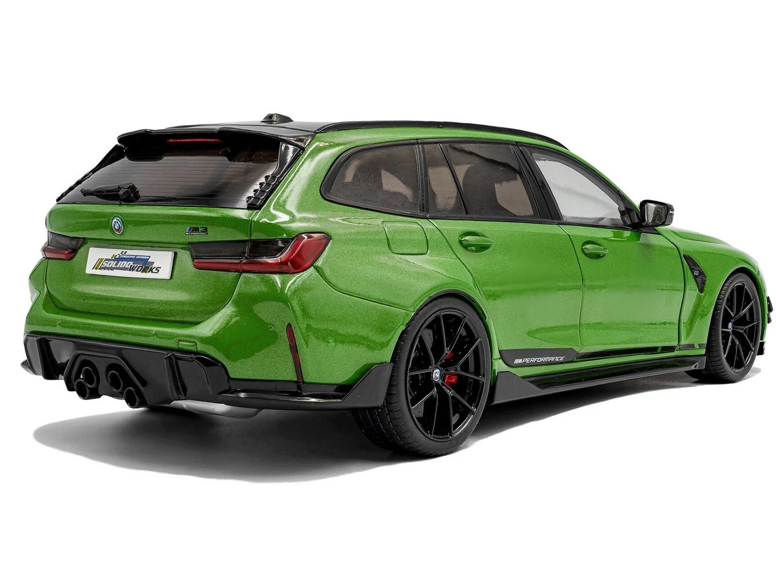 SOLIDO 2024 BMW M3 COMPETITION M XDRIVE TOURING GREEN 1/18 DIECAST S1813703-7A