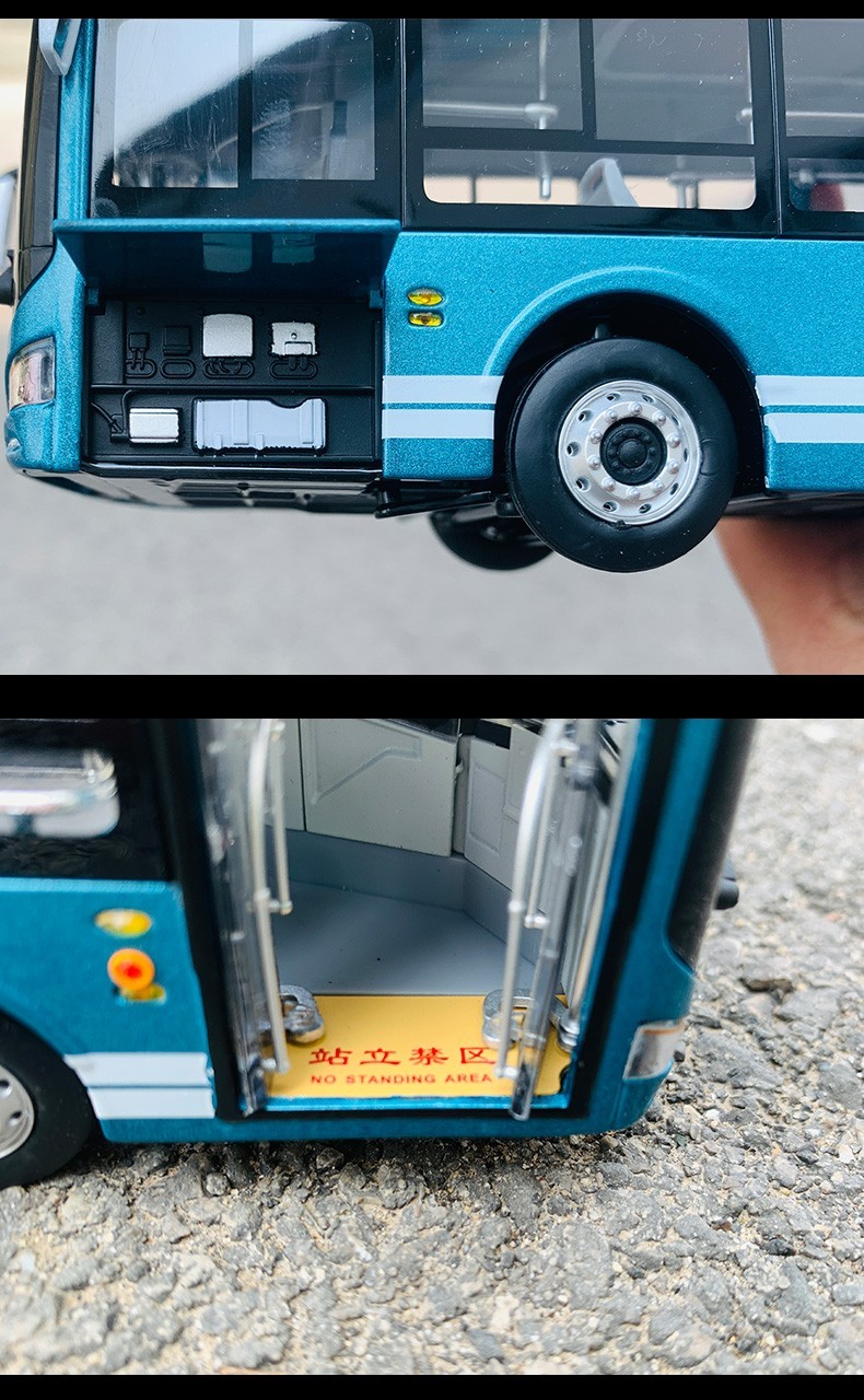 1:42 Original Model,Zhongtong City Bus LCK6126EVGRA1,Diecast Model for Display