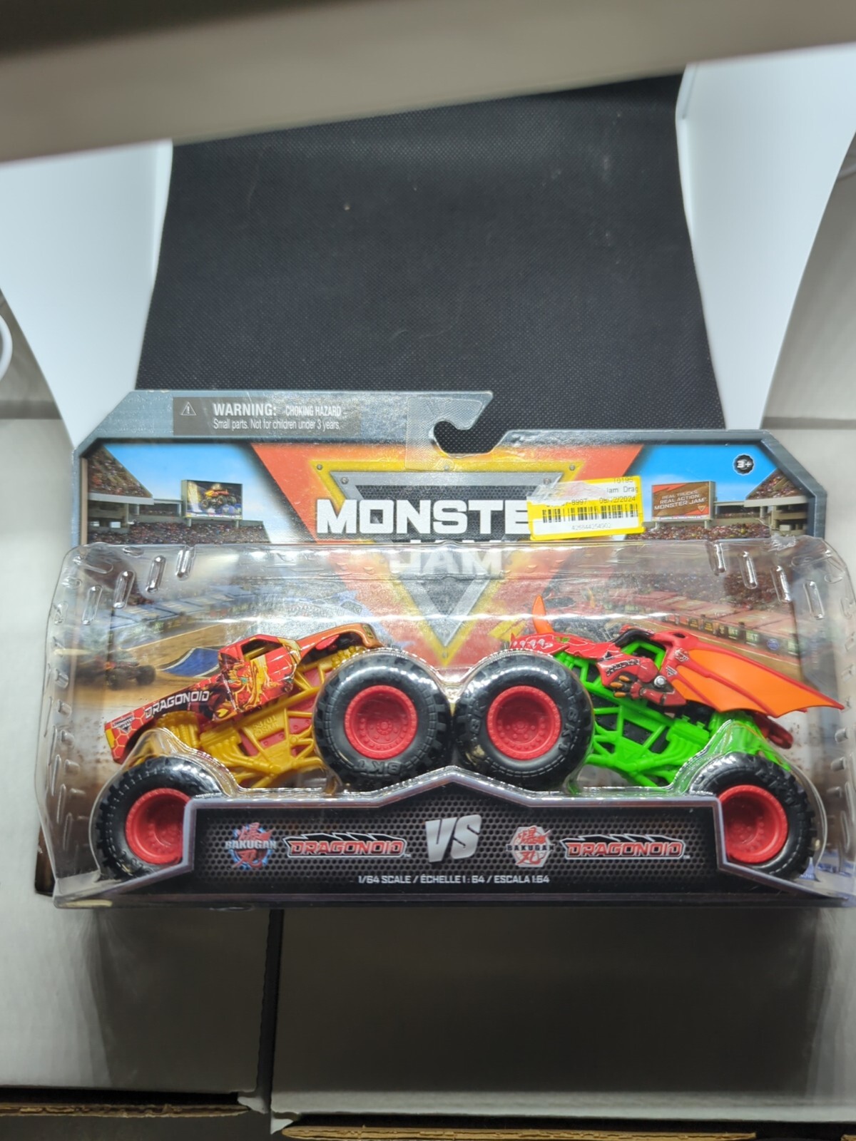 SPIN MASTER MONSTER JAM BAKUGAN DRAGONOID VS DRAGONOID SERIES 27 ~NEW