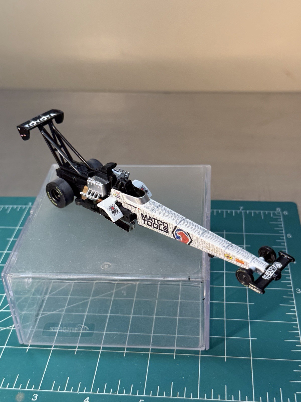 Auto World Top Fuel Dragster Matco Tools Antron Brown HO Slot Car Tested