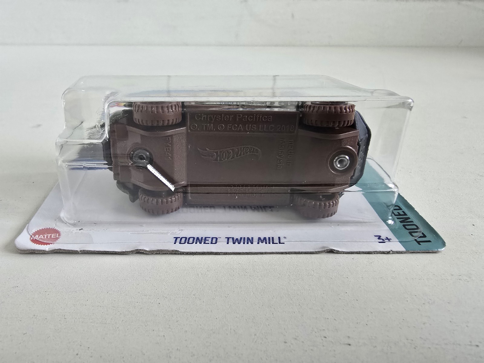 Hot Wheels Error Tooned Twin Mill Card Chrysler Pacifica Car SEALED W/ Protector