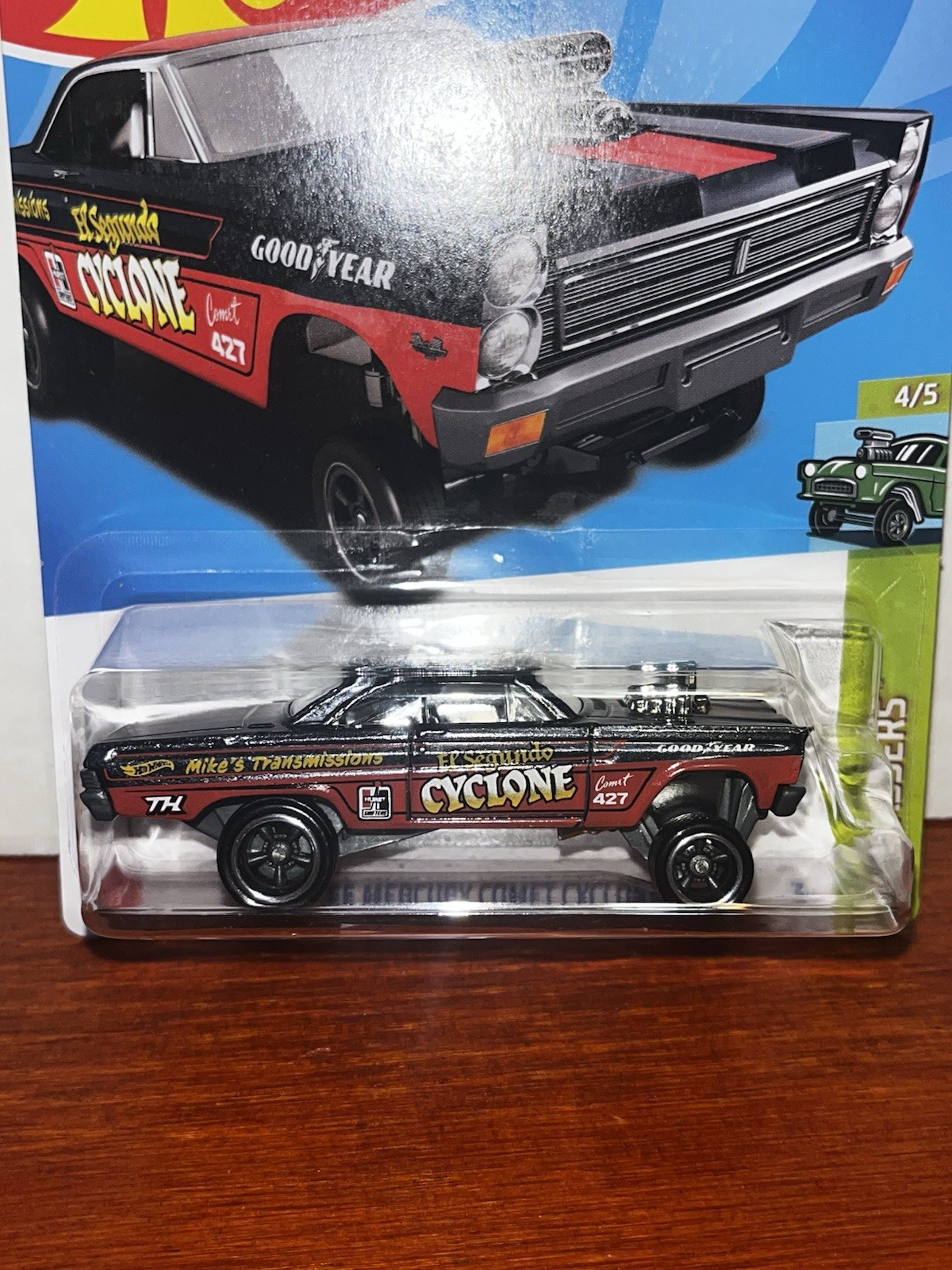 2023 Hot Wheels SUPER TREASURE HUNT ’65 MERCURY COMET CYCLONE w/protector