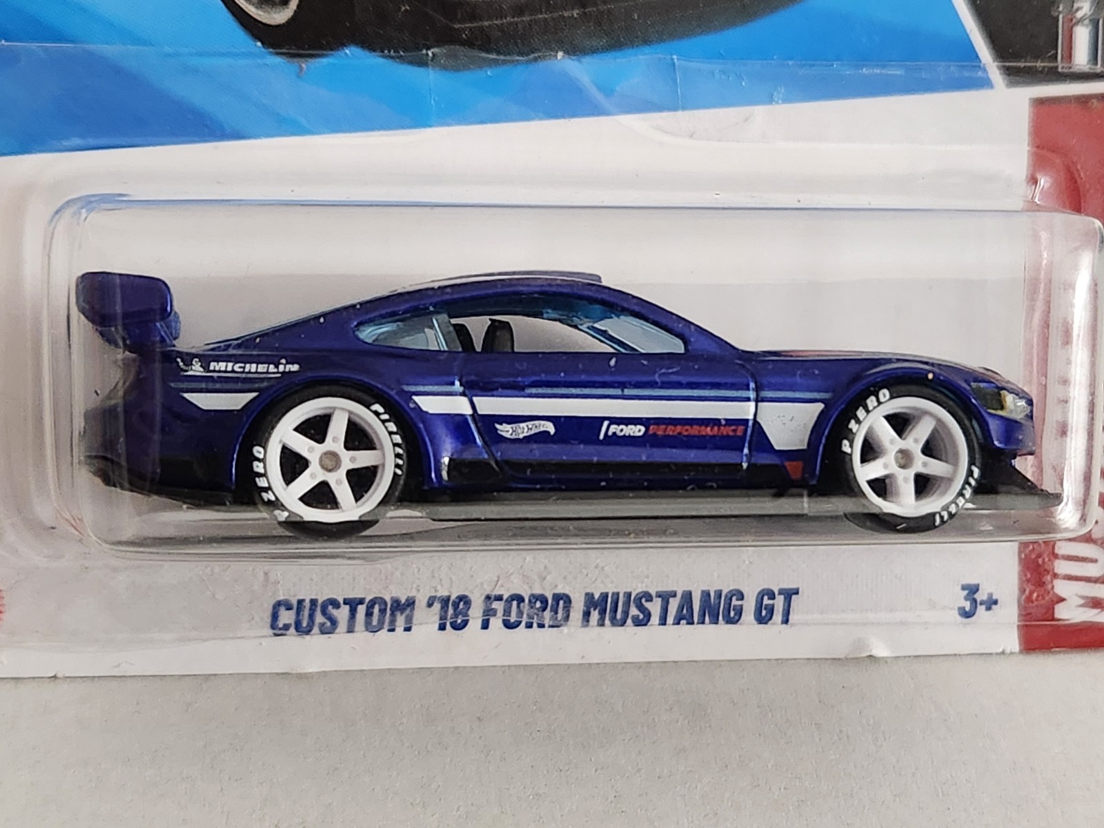 Hot Wheels Custom 2018 Ford Mustang GT With Real Riders Wheel Swap #2