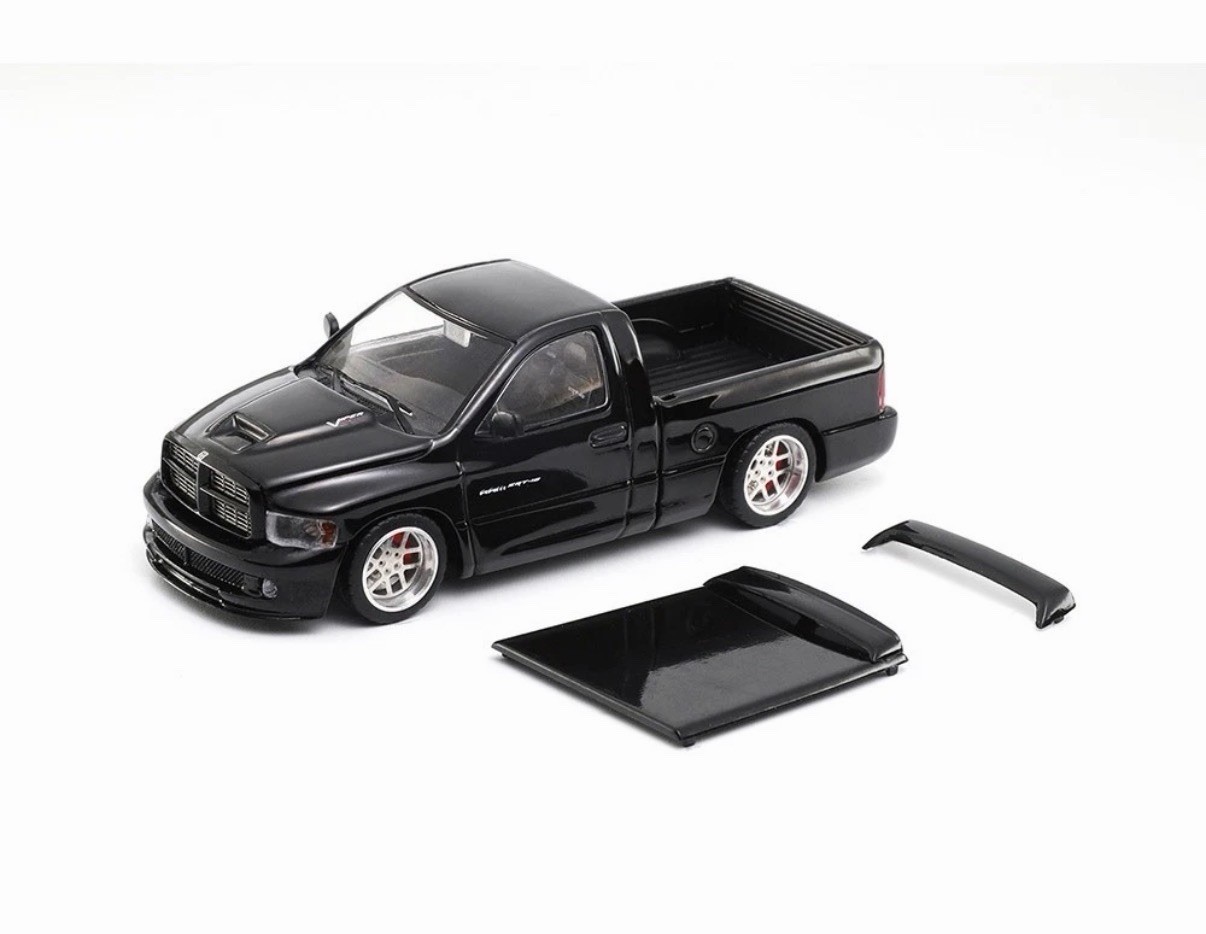 SHOOM64 2003 Dodge Ram SRT-10 Pickup Black 1/64