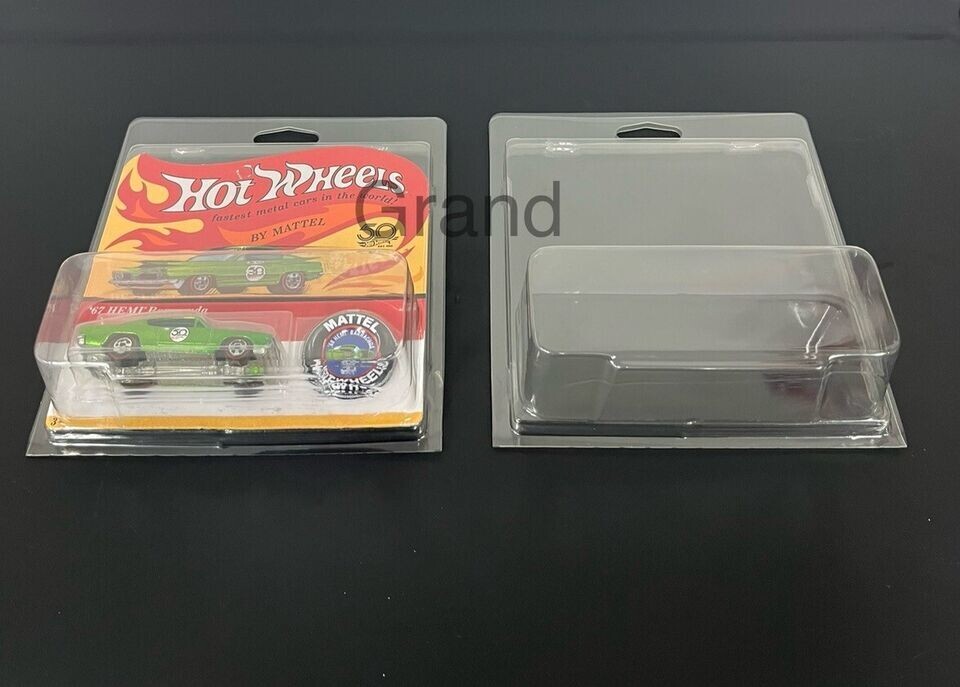 20 Protector Cover Display Cases For Hot Wheels Vintage Redline & Aniversary Ed