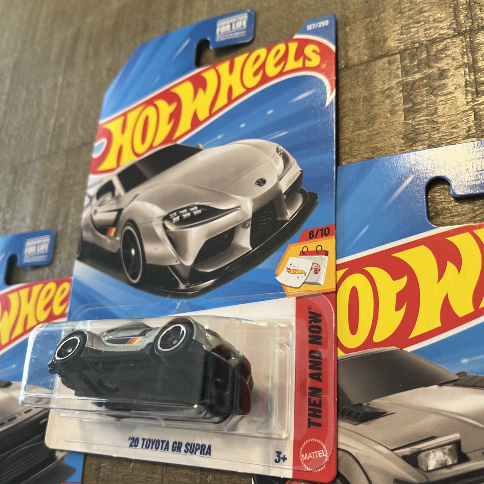 Hot Wheels Silver ’20 Toyota GR Supra & ’82 Toyota Supra Gray, JDM Lot Of 3