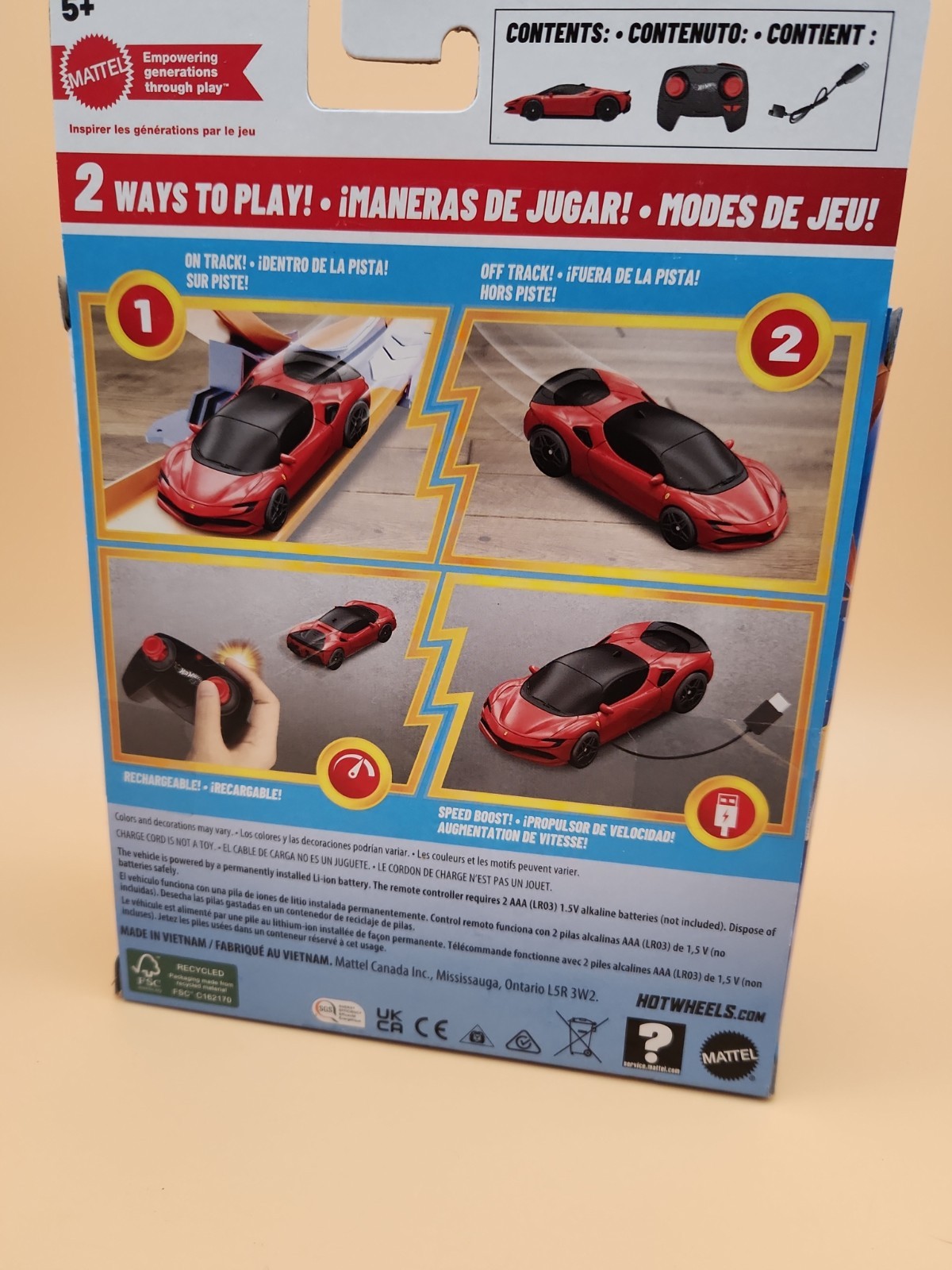 2025 Hot Wheels RC Ferrari SF90 Stradale Assetto Fiorano Remote Control NEW