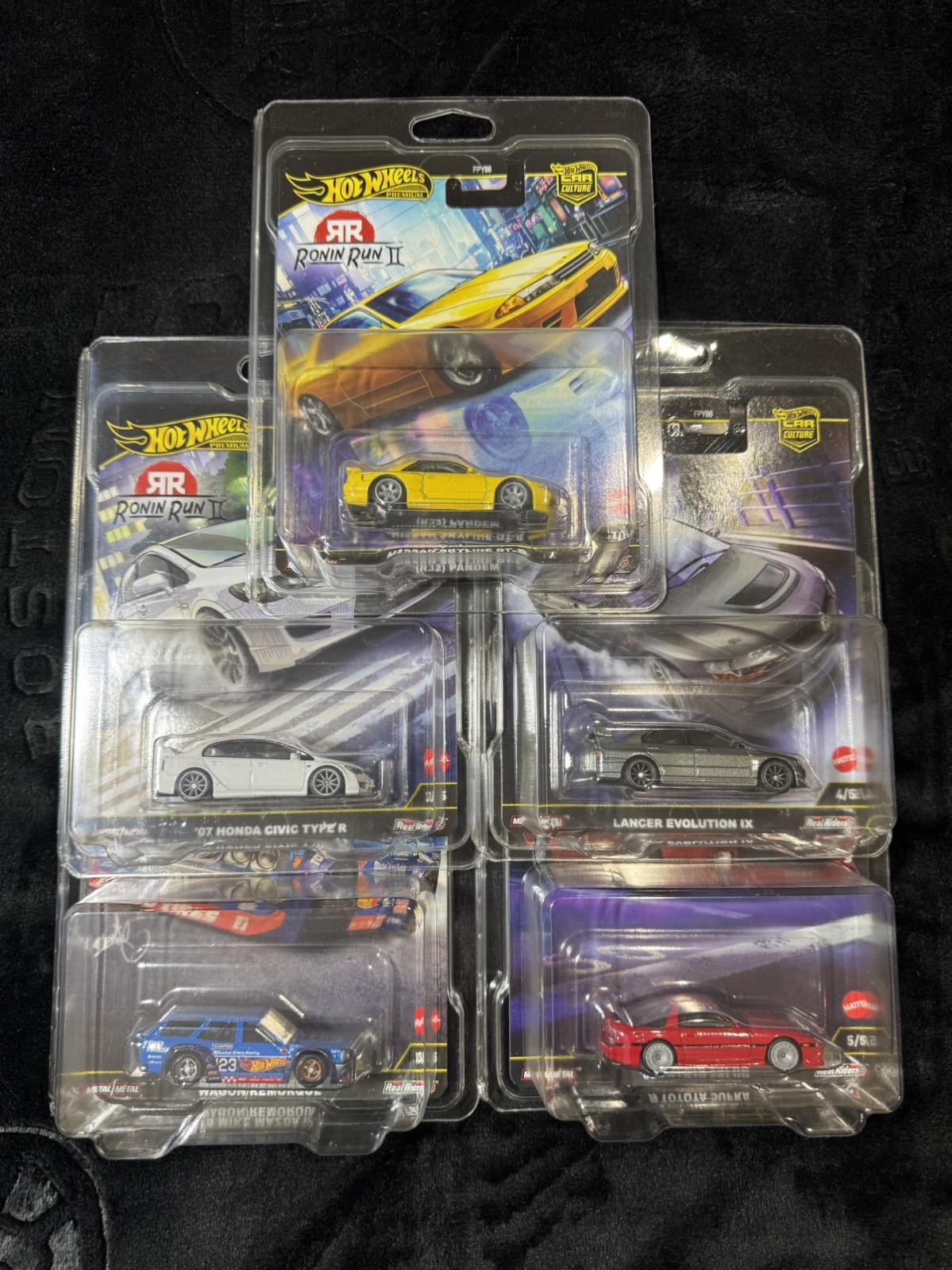 2025 Hot Wheels – Ronin Run 2 – Car Culture Premium Set of 5 Car *IN PROTECTORS*