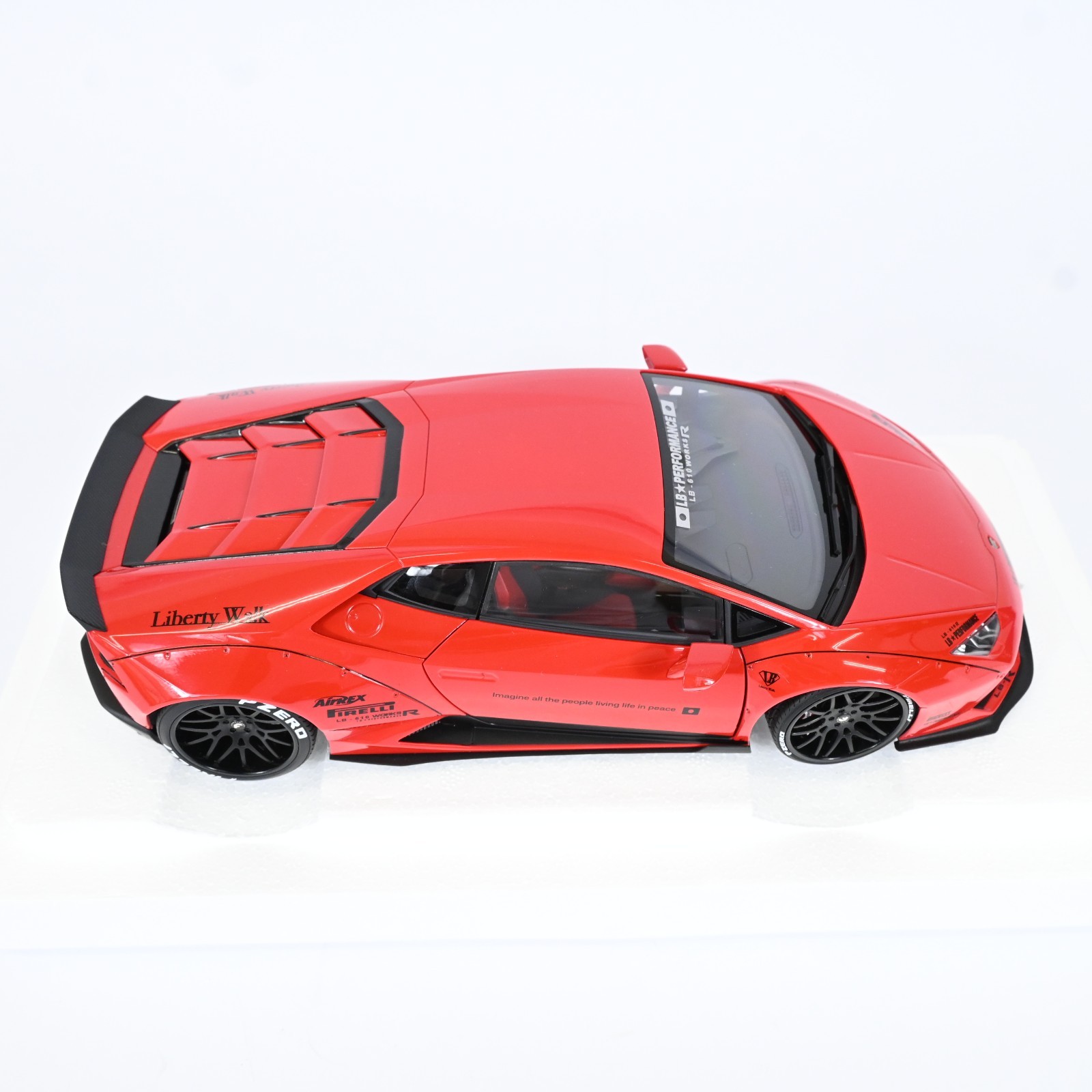 AUTOart 1/18 LB-WORKS Lamborghini Huracan Red Diecast Model Car