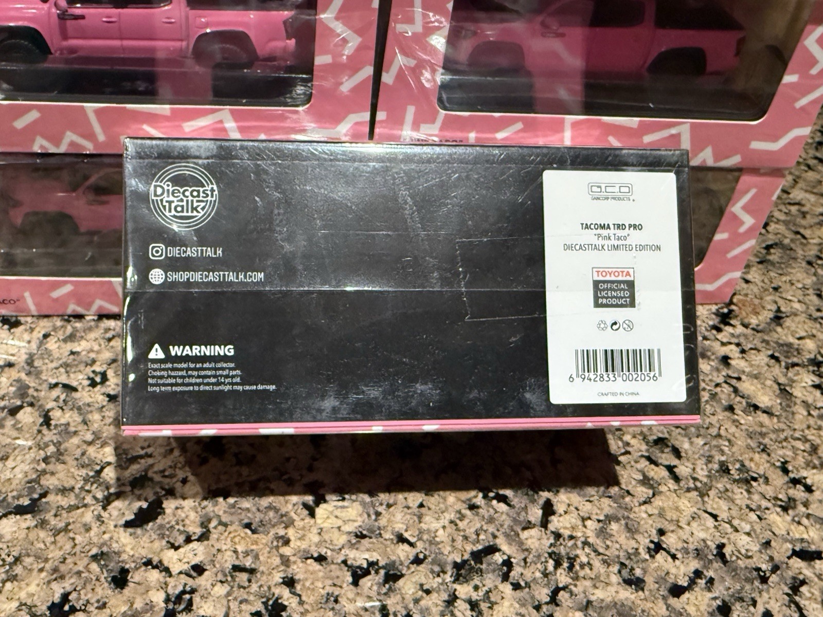 1/64 DiecastTalk Exclusive GCD Toyota Tacoma TRD PRO Pink Taco 1.0 New
