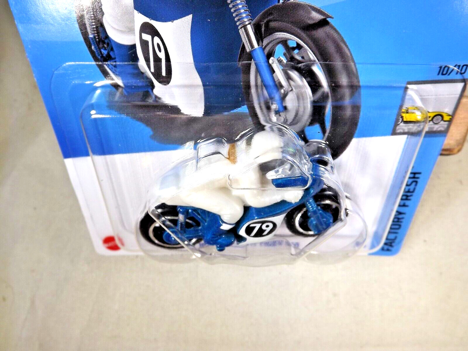 2024 Hot Wheels #190 Factory Fresh 10/10 1966 TRIUMPH TIGER 100 Blue w/MC4 Sp
