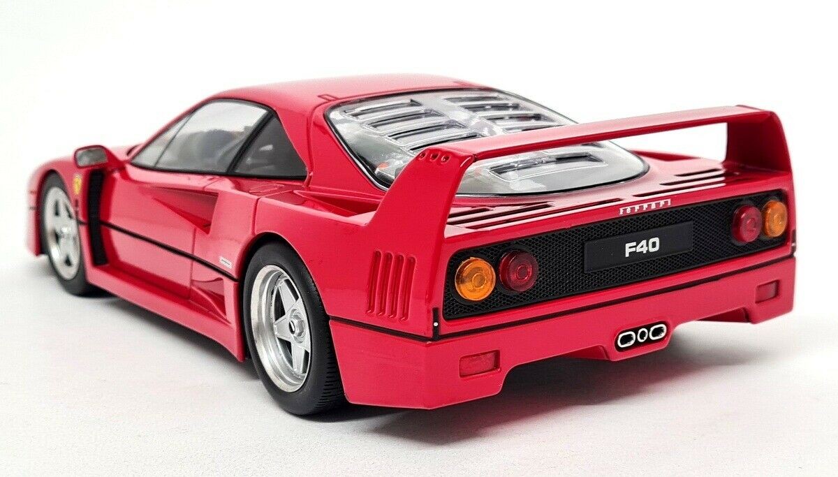 KK 1/18 – Ferrari F40 1987 Rosso Corsa Red 80’s Supercar Diecast Scale Model Car