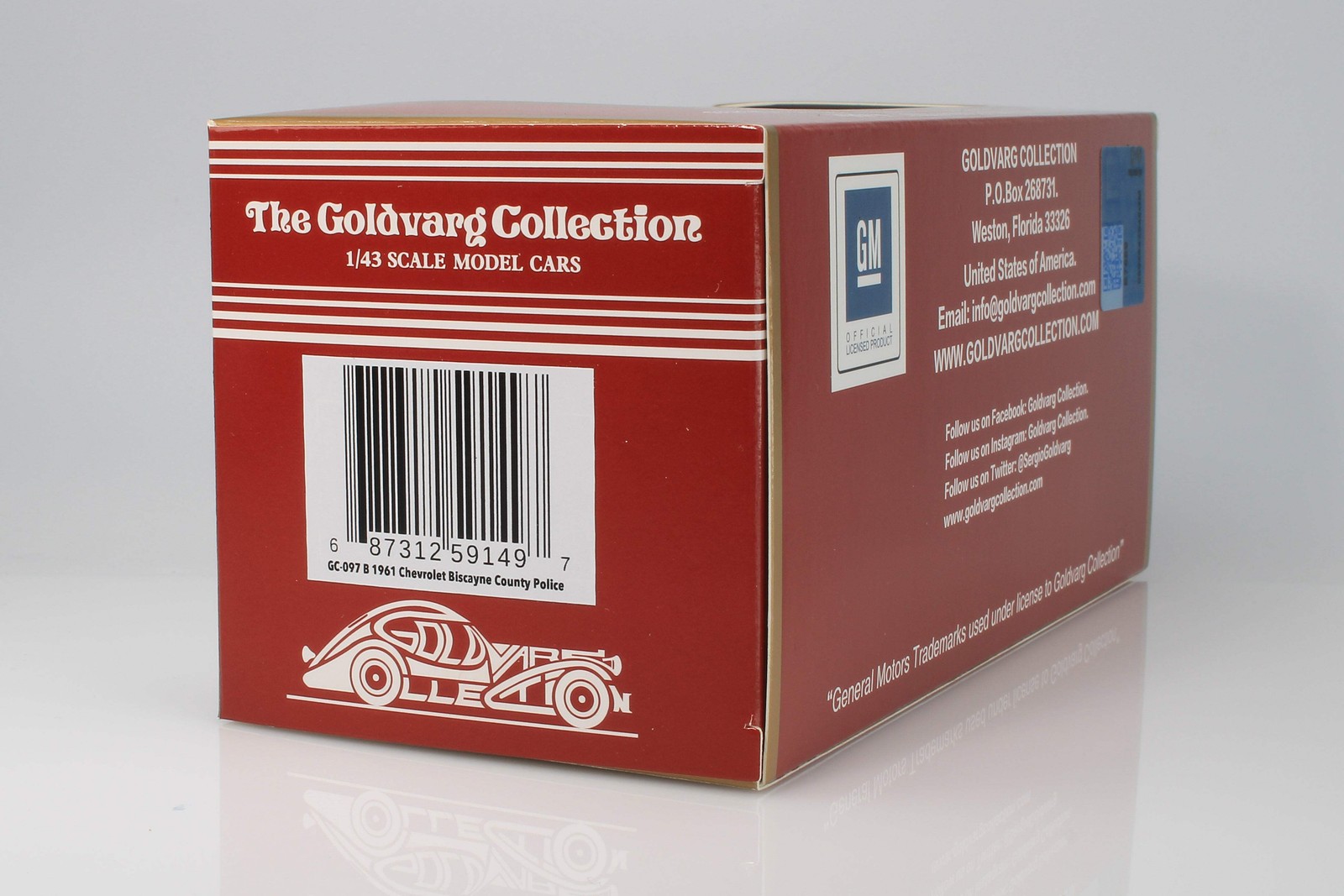 1961 Chevrolet Biscayne – Nassau County Police 1:43 Goldvarg GC-097B
