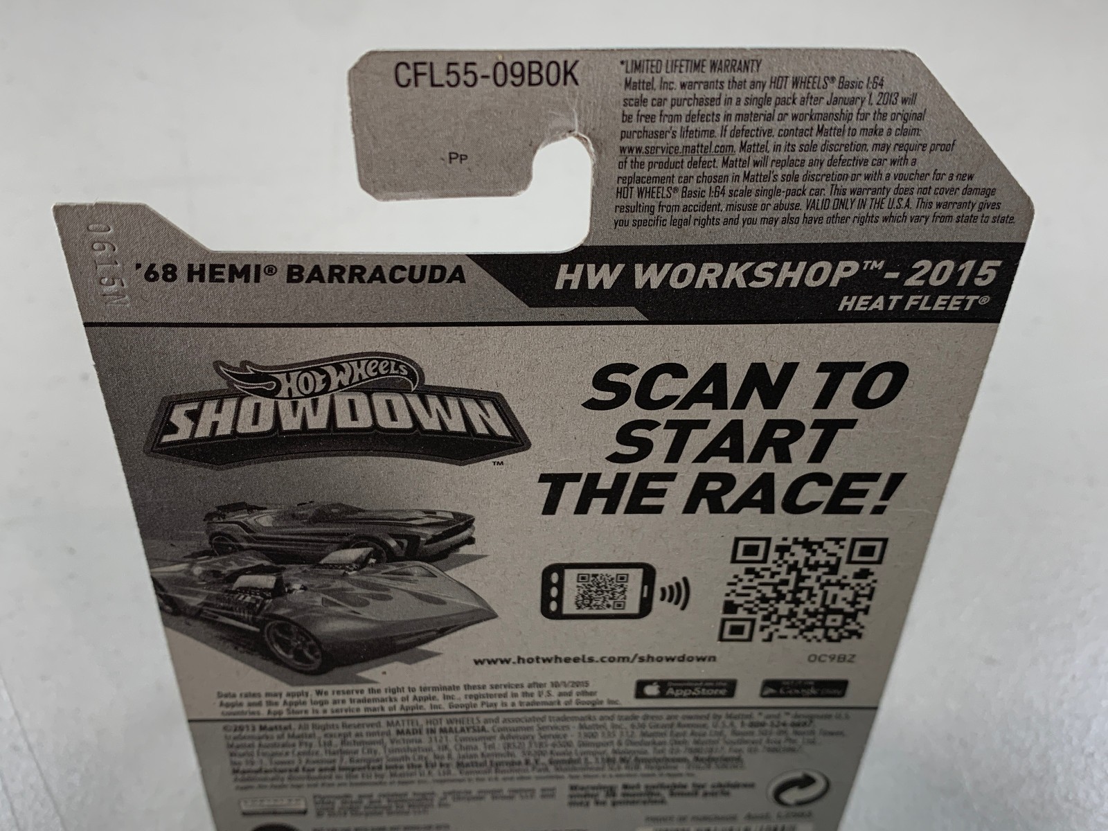 READ! Hot Wheels ’68 Hemi Barracuda HW Workshop 213/250 w/ Package Wear