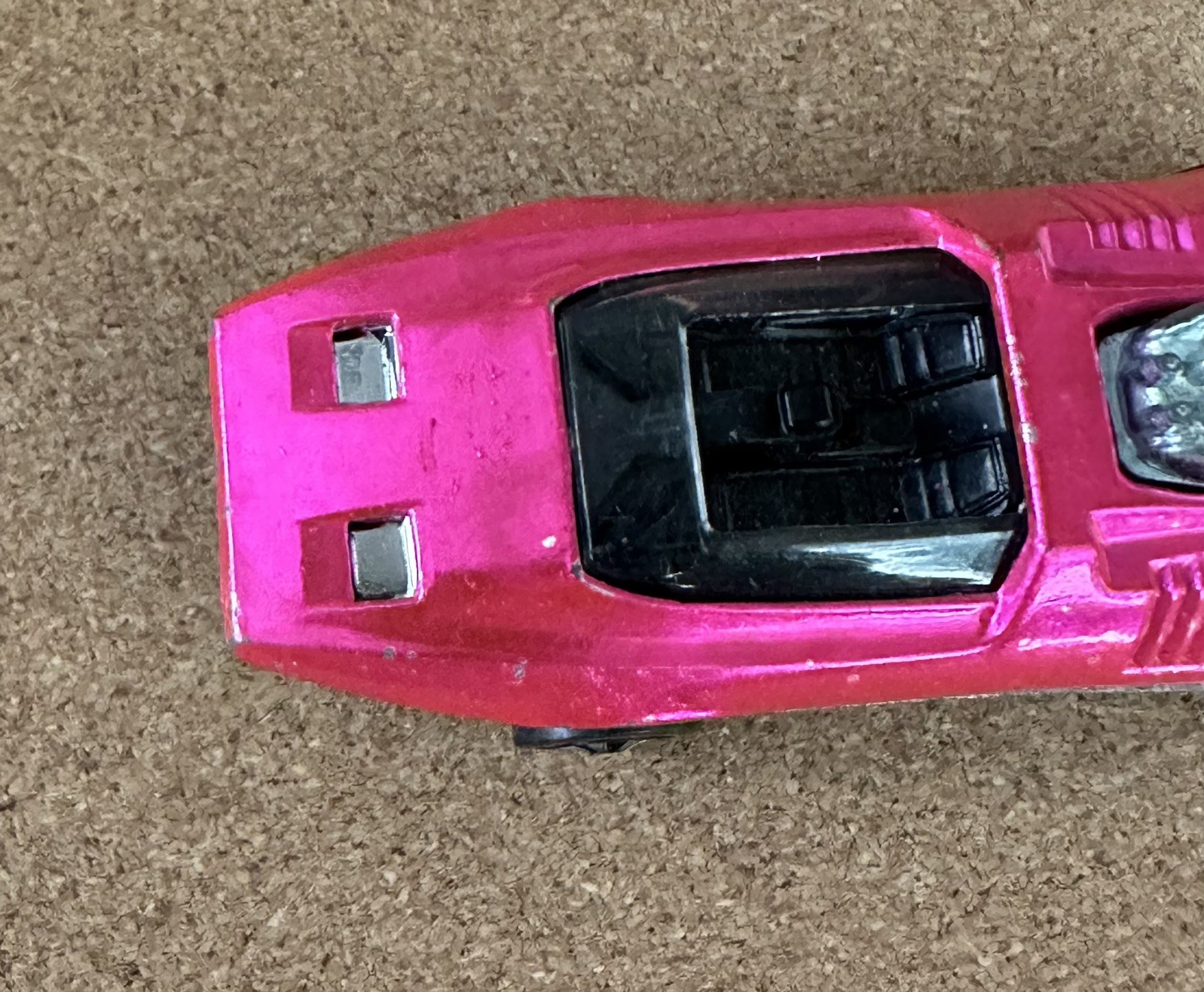 1970 Hot Wheels Redline PEEPING BOMB U.S.A. Spectraflame Pink
