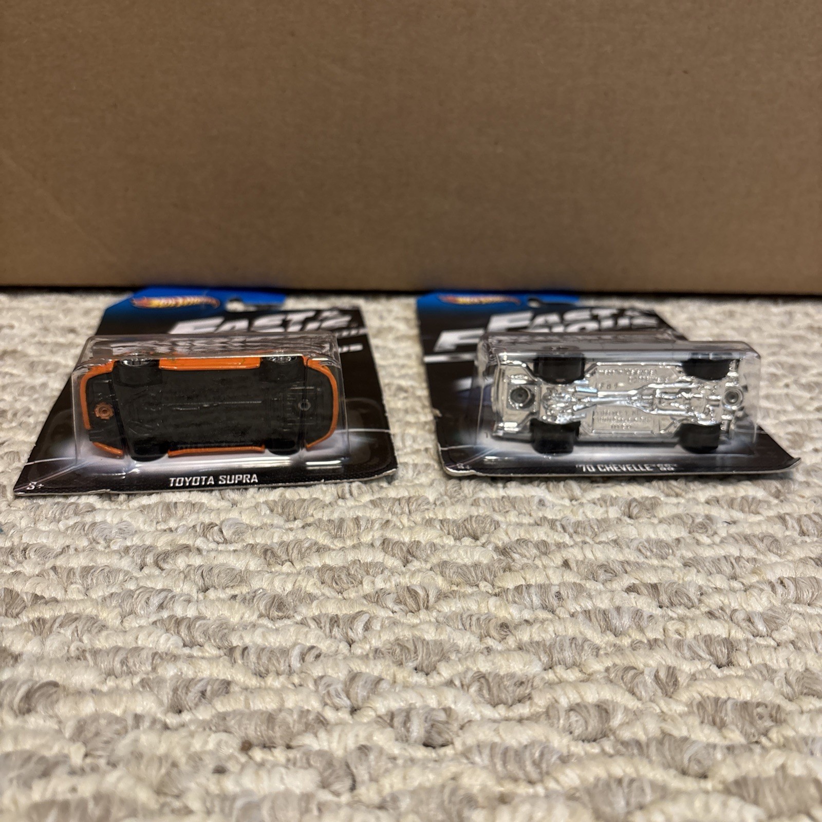 Hot Wheels 2012 Fast & Furious Lot of 2 Supra, Chevelle. Excellent condition