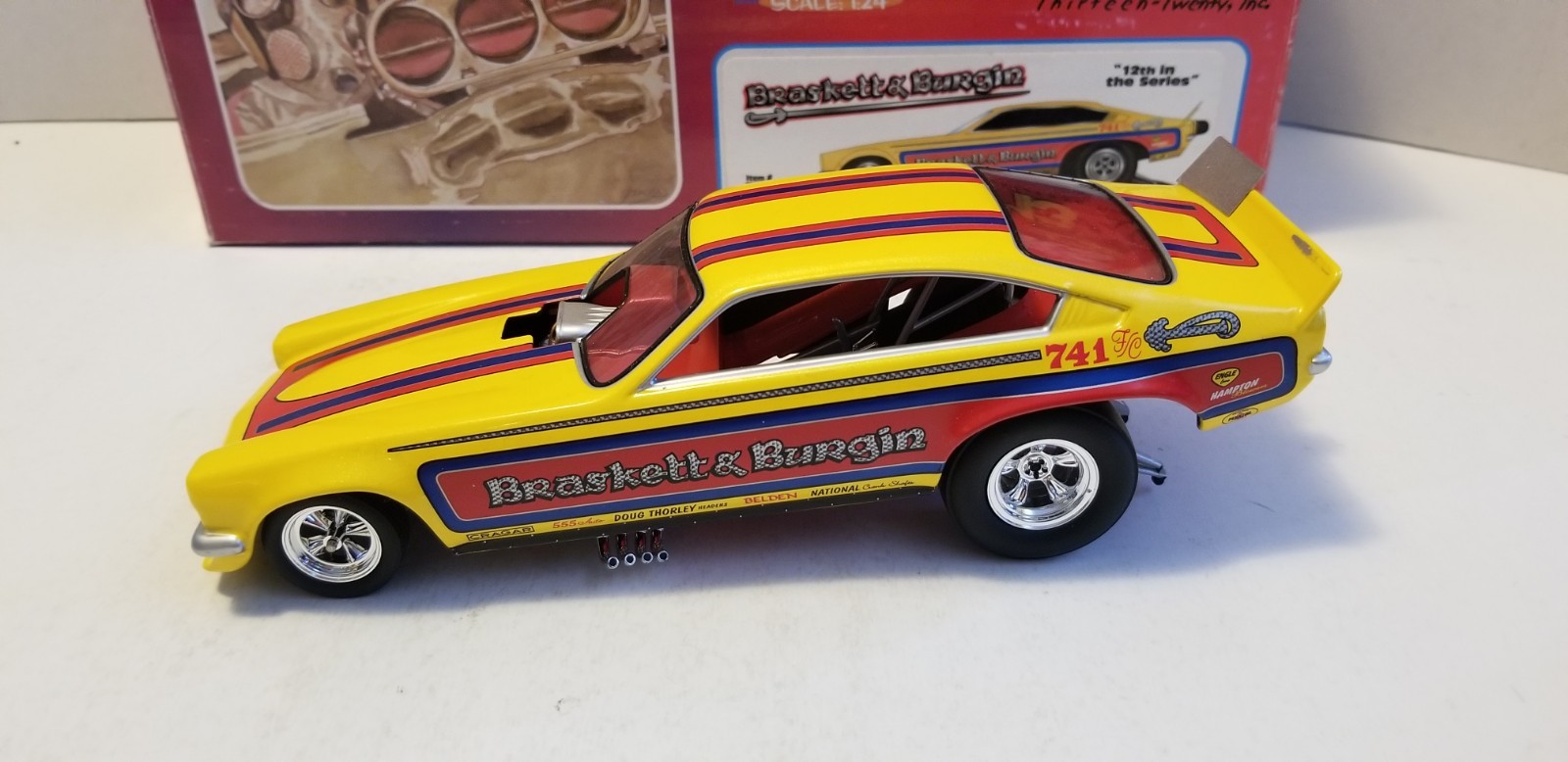 The Floppers Nitro Funny Car Braskett & Burgin #588 Of 1500 1/24 By 1320
