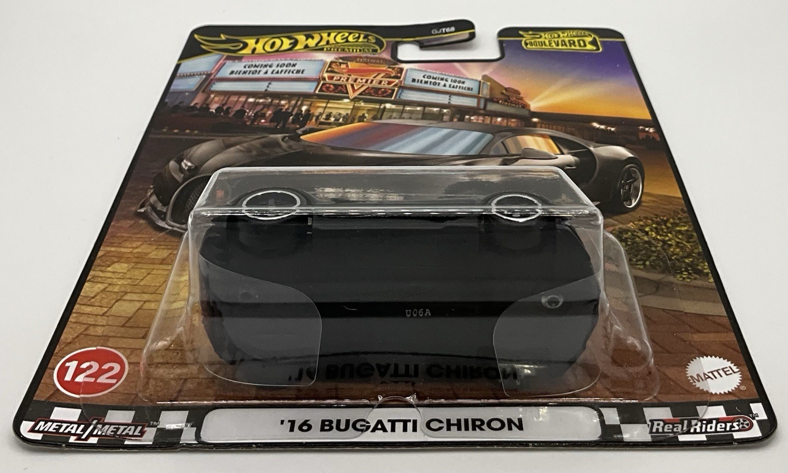 2025 Hot Wheels Premium Boulevard ‘16 Bugatti Chiron #122