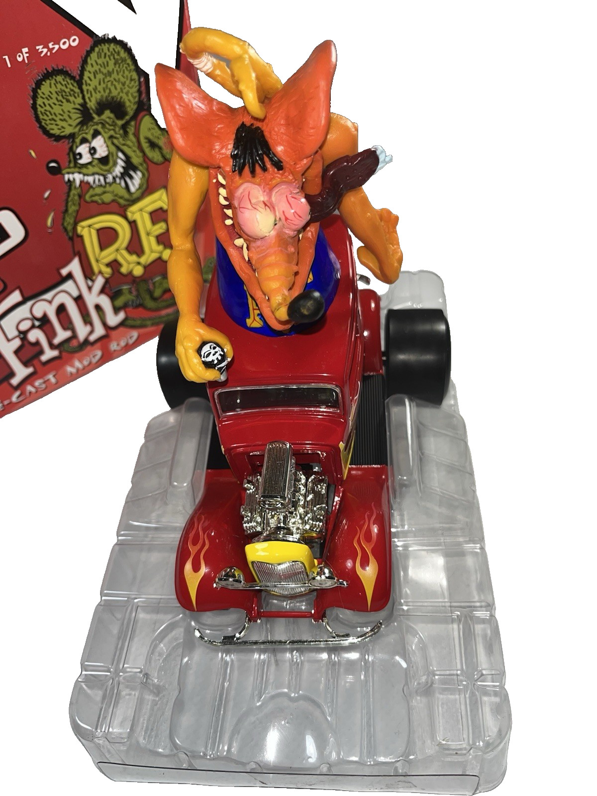 1/24 RACING CHAMPIONS 2000 Ed Roth RAT FINK ‘32 Ford Mod Rod MATCO Tools