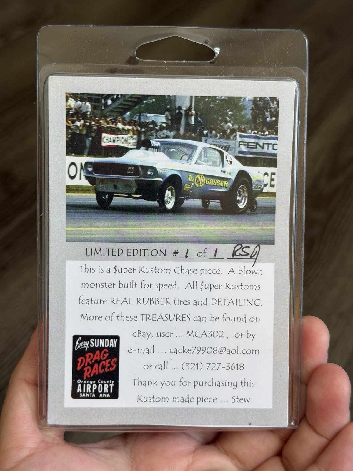 Hot Wheels Collectors Custom 1 Of 1 Made 32 Ford