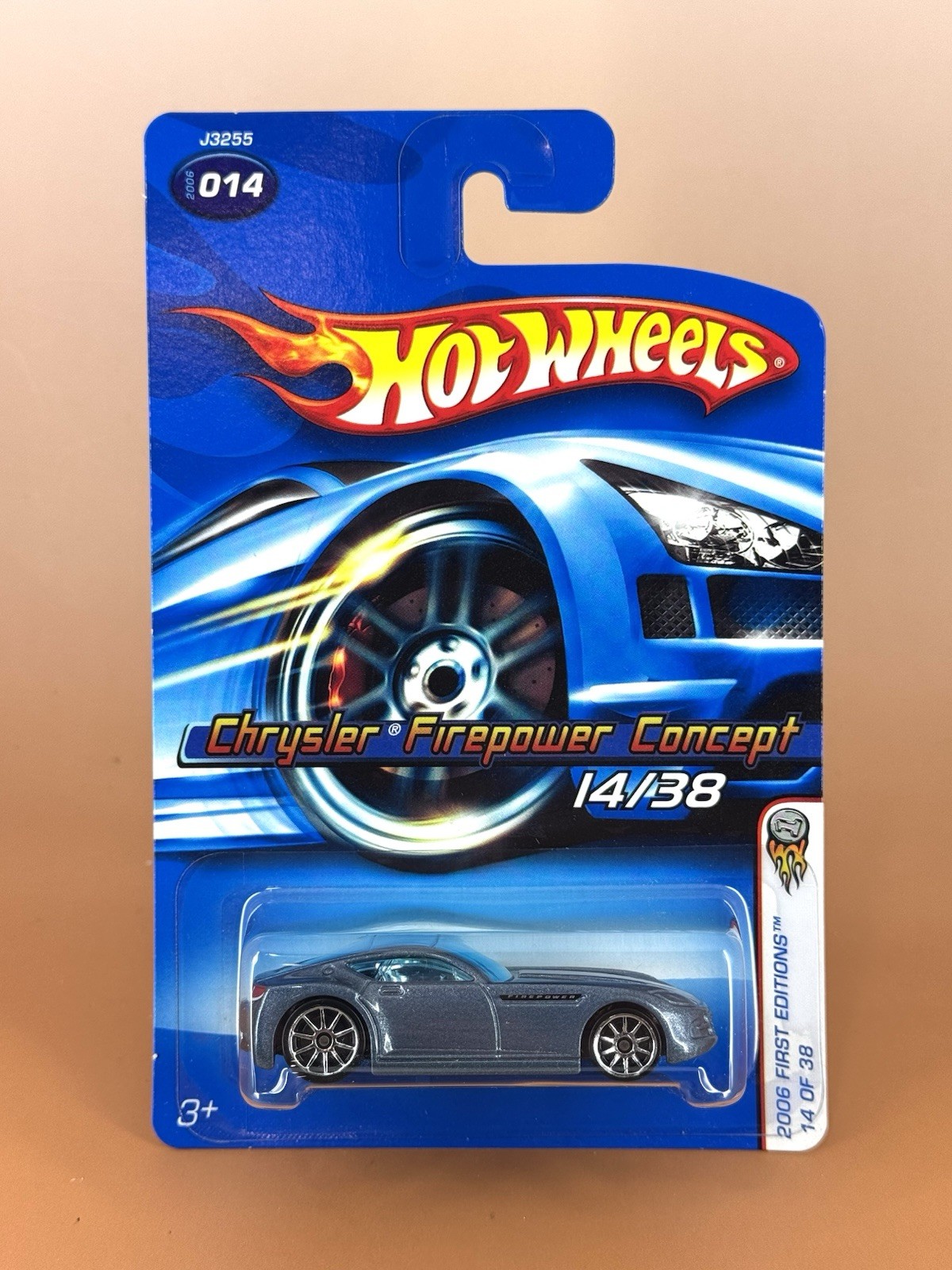 Hot Wheels 2006 First Editions CHRYSLER FIREPOWER CONCEPT Blue (lot of 2) 14/38