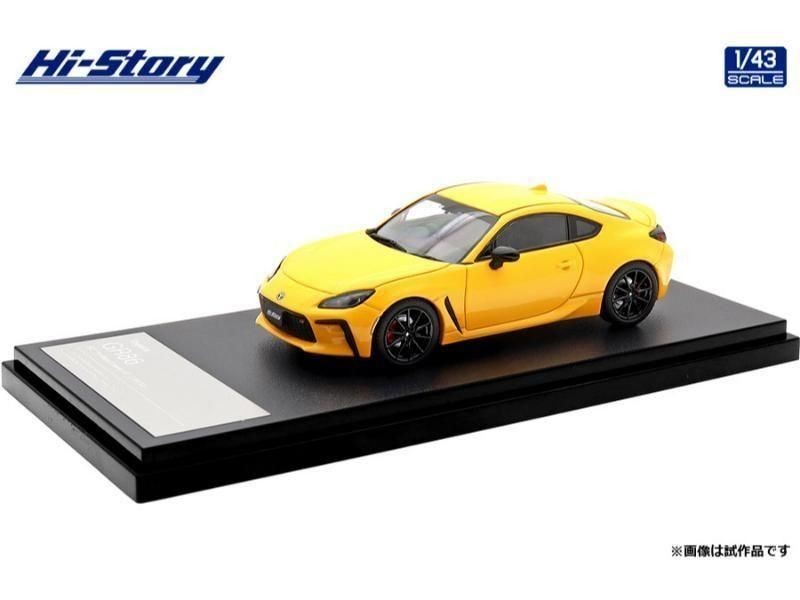 Hi-Story 1:43 Toyota GR86 RZ Limited edition 2025 Sunrise Yellow HS567YE