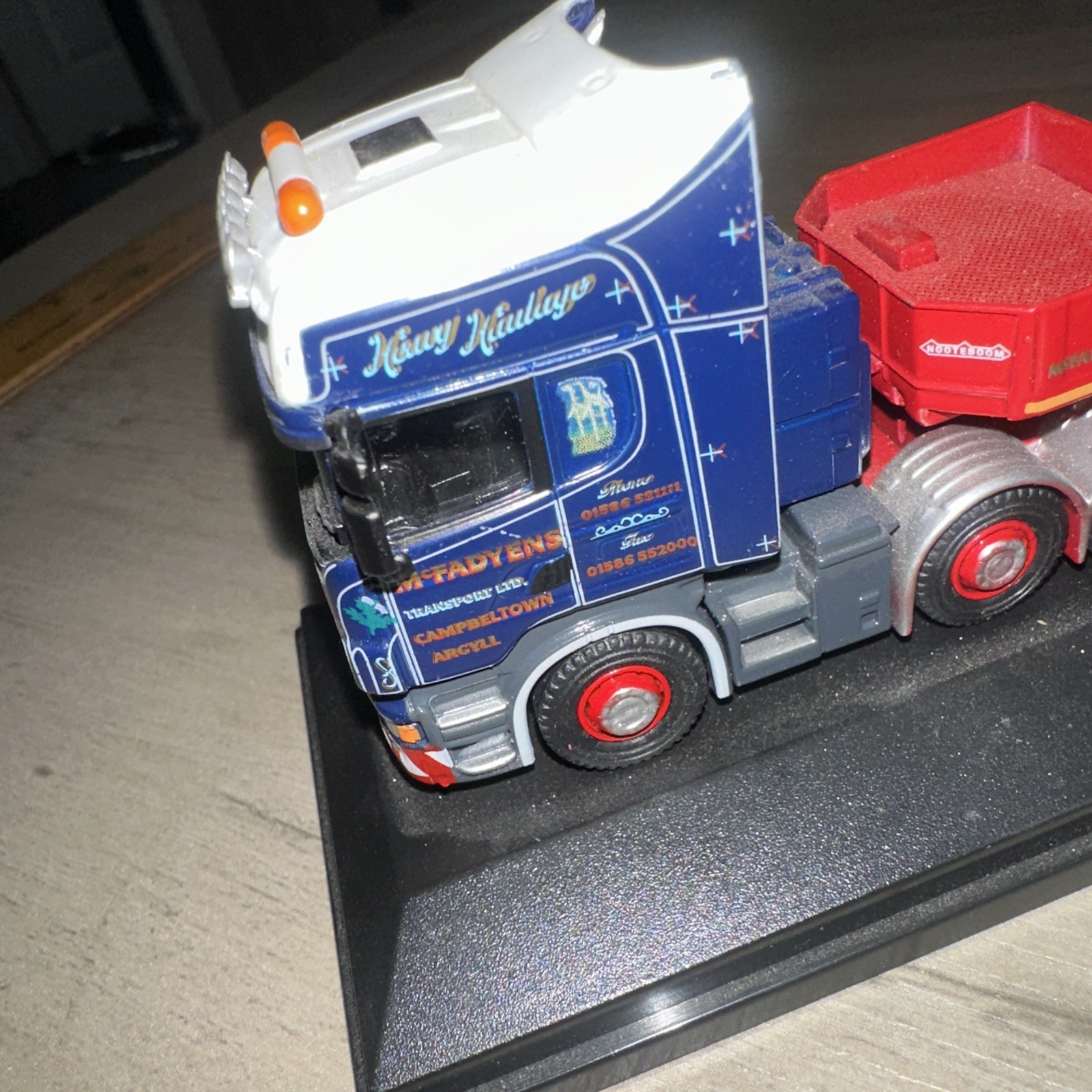 Vintage Oxford Diecast Truck Mcfadden‘S Transport LTD Low Boy ￼