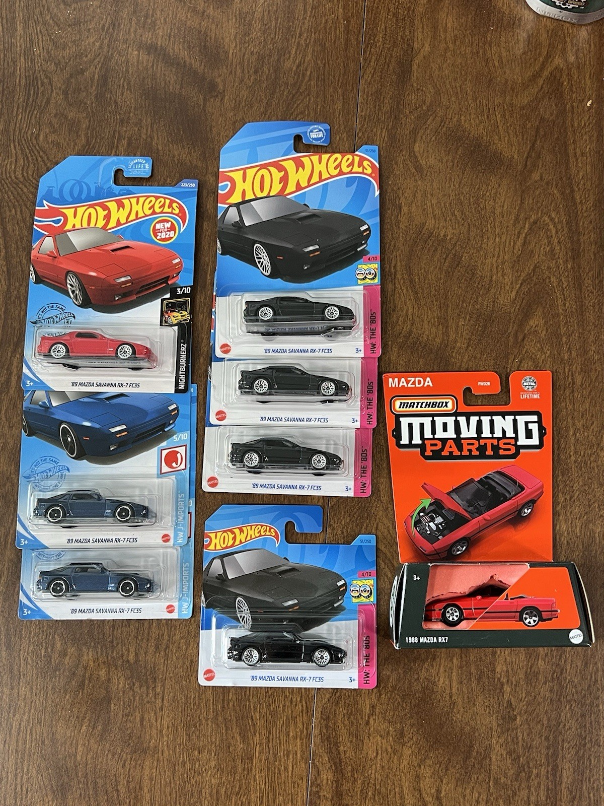 Hot Wheels Mazda Rx7 FC Lot