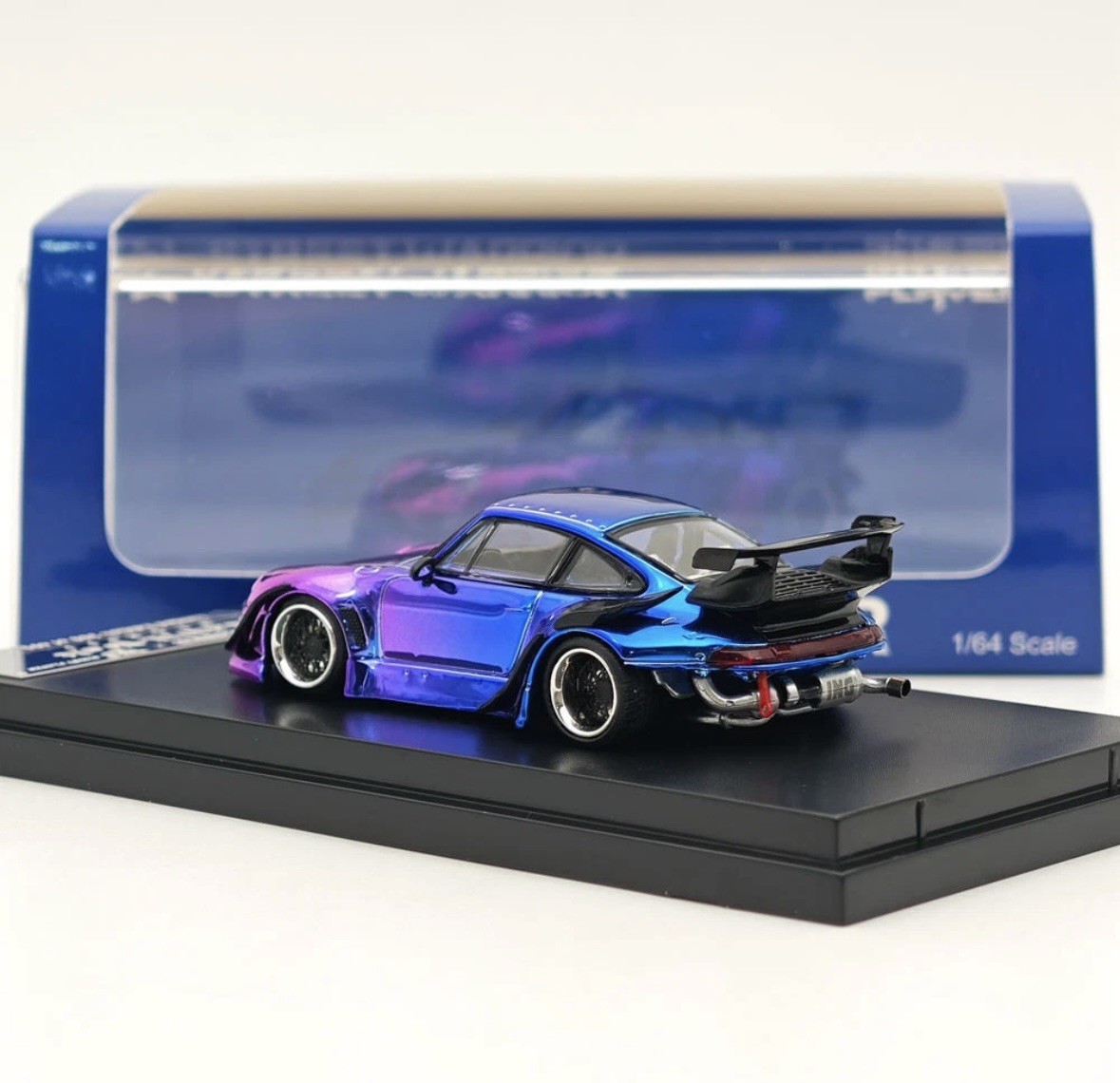 Street Warrior 1: 64 Rwb 993 Electroplated Chameleon. LTD Each Car Numbered