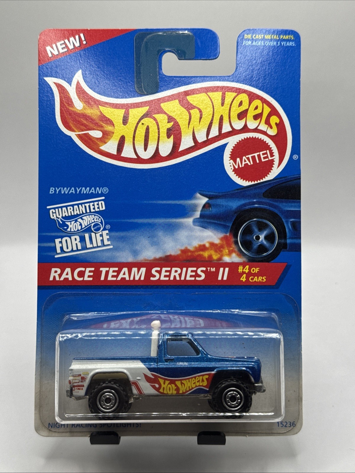 Hot Wheels (1995) Night Racing Spotlight! Race Team Series II 4/4 #395 15236