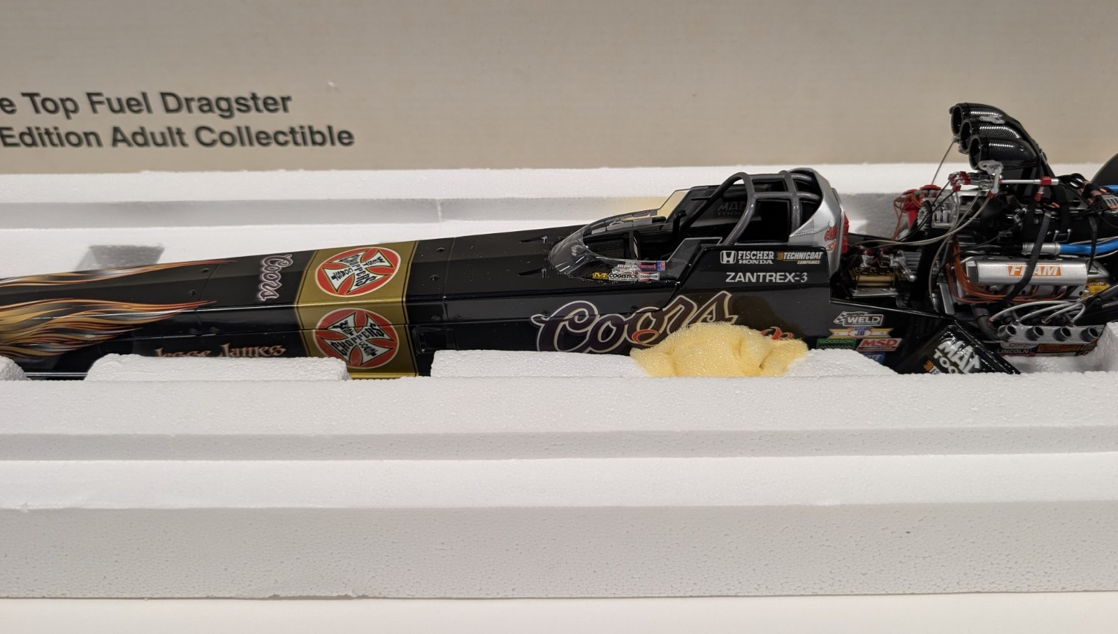 Scott Kalitta 2005 Coors Bandit / Jesse James 1/16 Scale Top Fuel Dragster NHRA