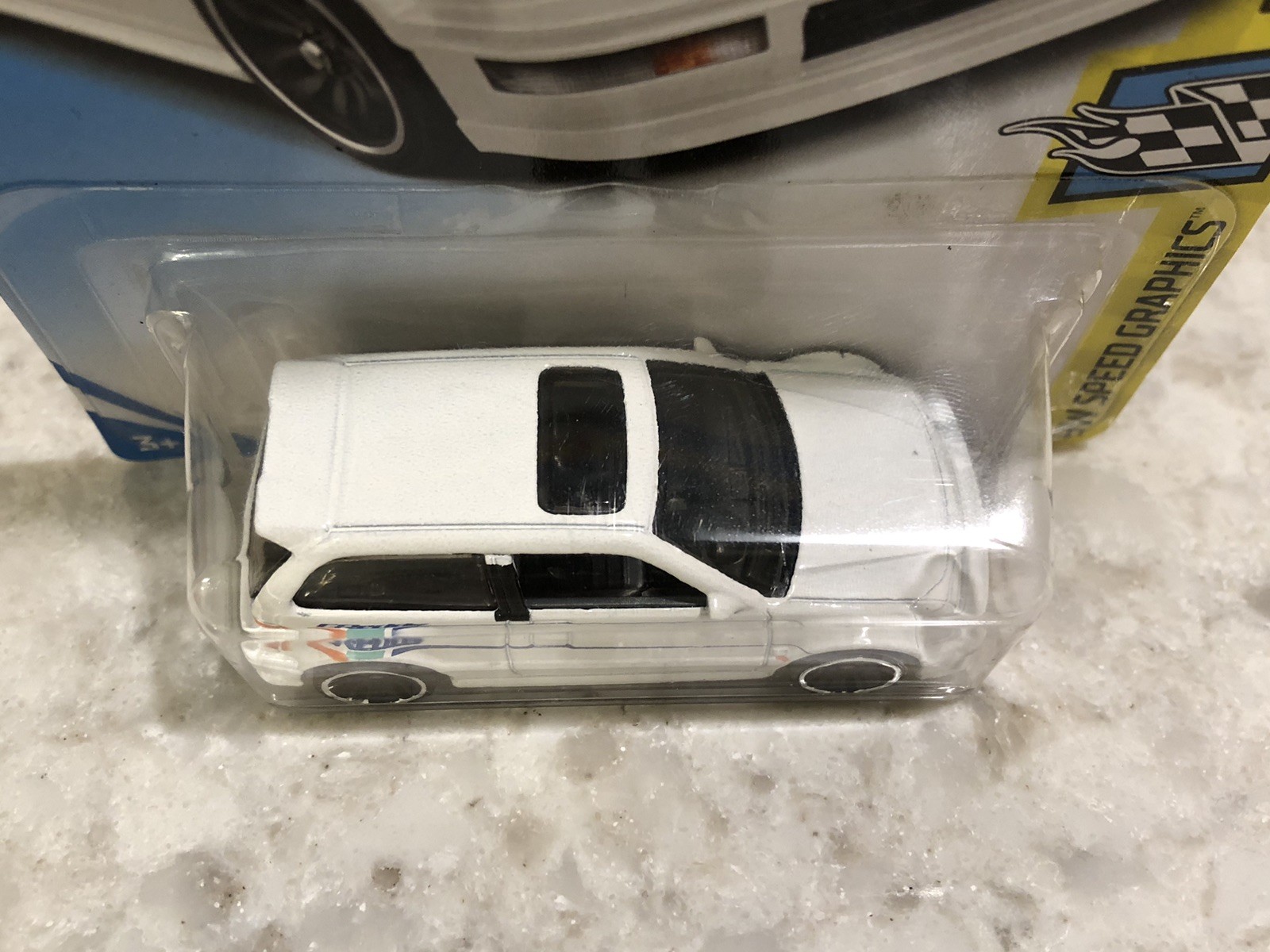 Hot Wheels White 90’ Honda Civic EF