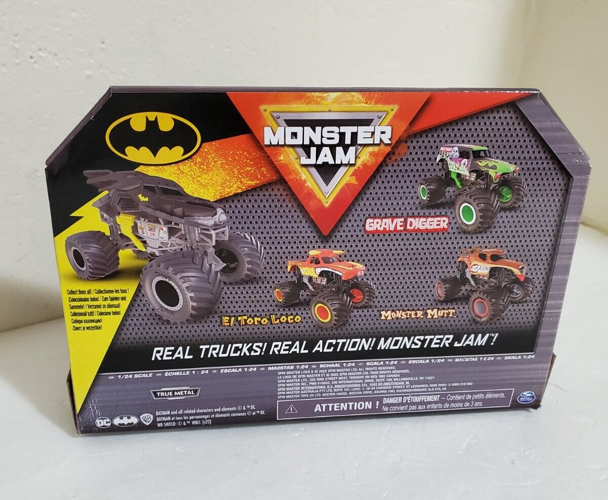 Monster Jam Batman Series 16 True Metal 1:24 Scale by Spin Master Collectible