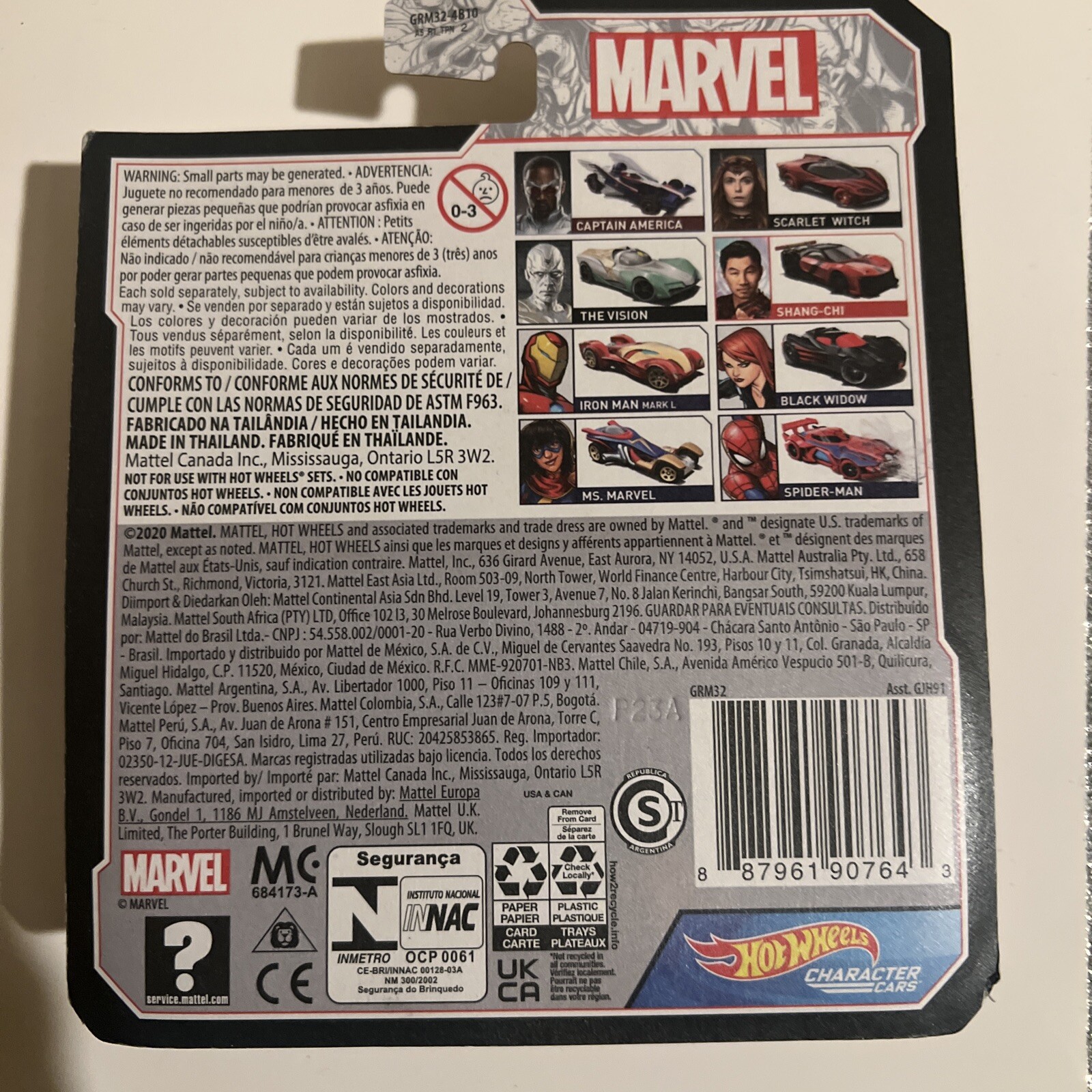 Hot Wheels Marvel Wanda Vision Character Cars: SCARLET WITCH (2020, Mattel)