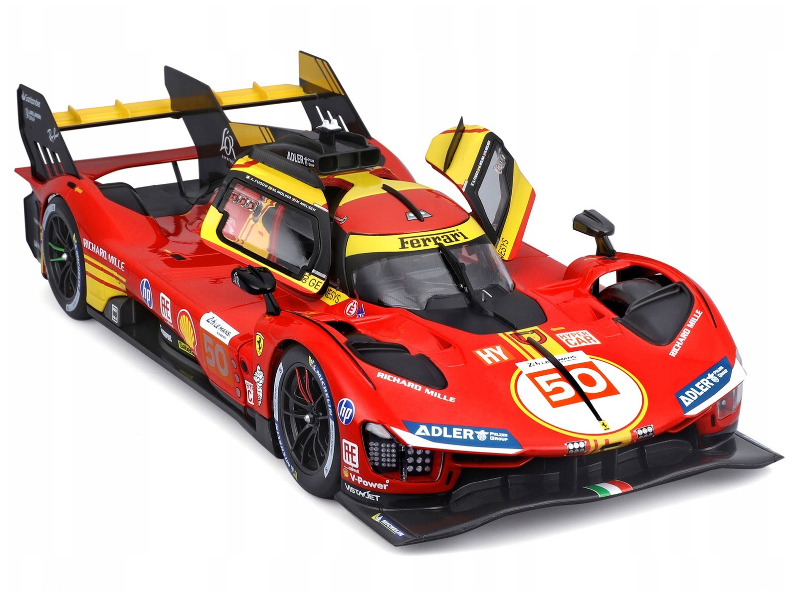 FERRARI 499P #50 WINNER “24H LE MANS” (2024) 1/18 DIECAST MODEL BY BBURAGO 16303