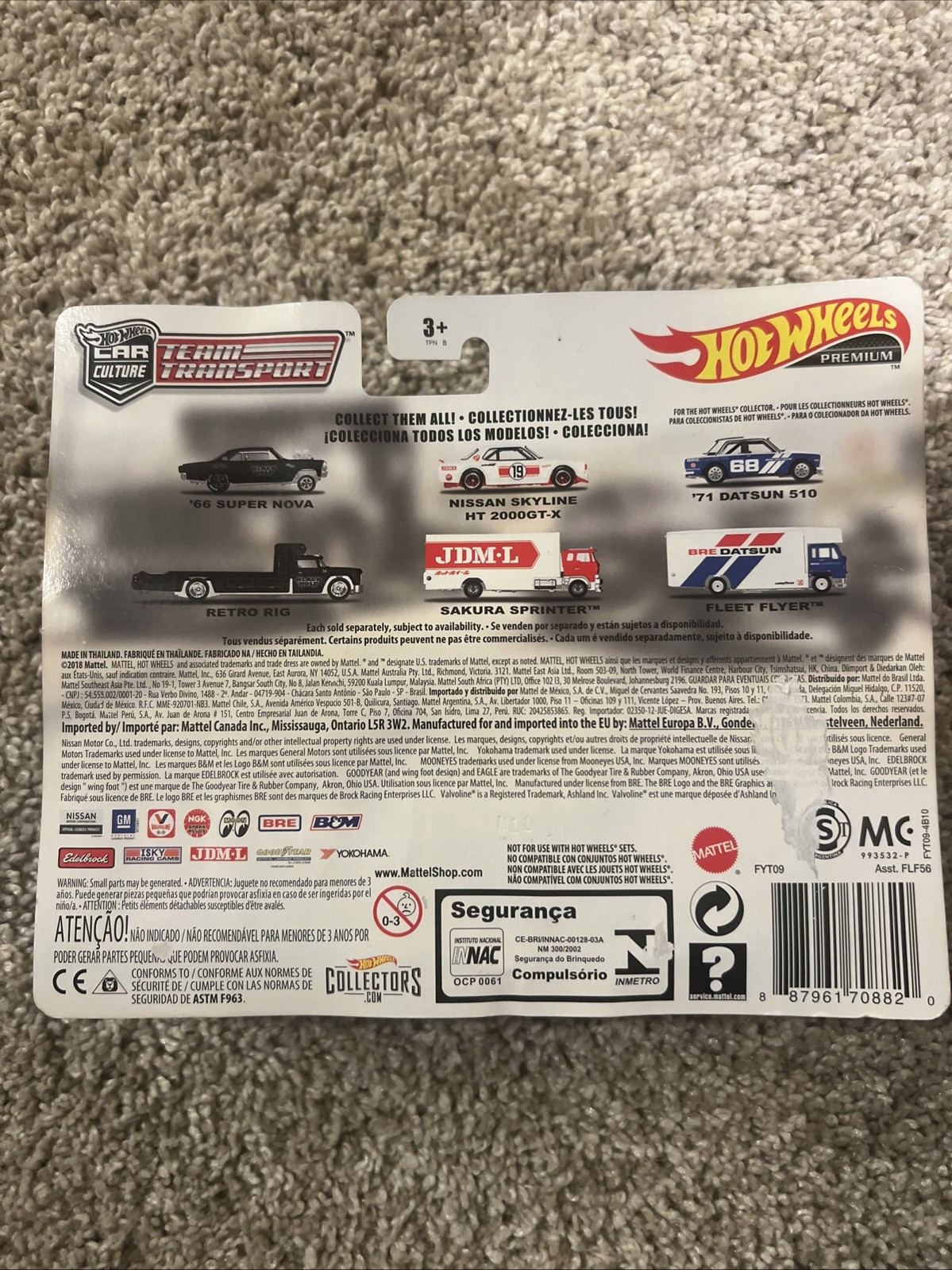 Hot Wheels Team Transport #7 ’66 Super Nova Retro Rig Lot -2