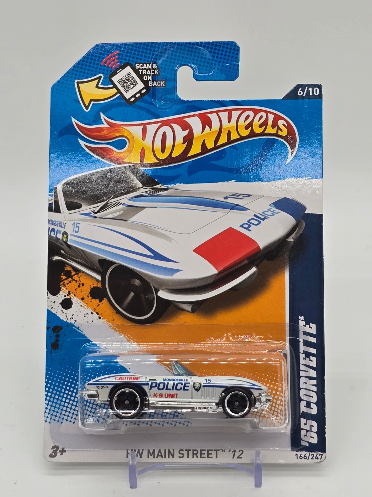 Hot Wheels – HW Main Street ’12 – ’65 Corvette – Monroeville Police