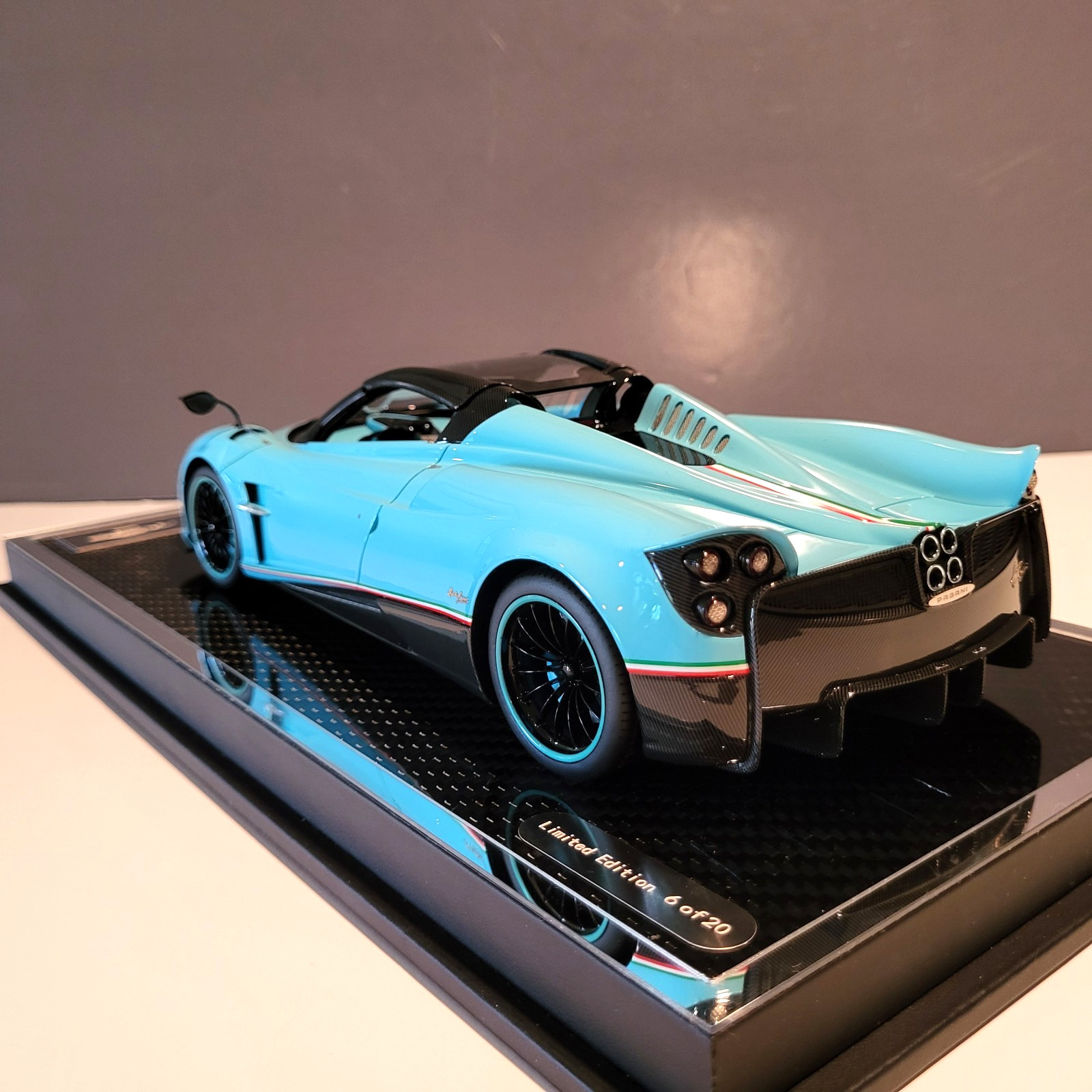 1/18 Pagani Huayra BC YY Models Carbon Base #6 of 20 (compare to BBR/Autoart)