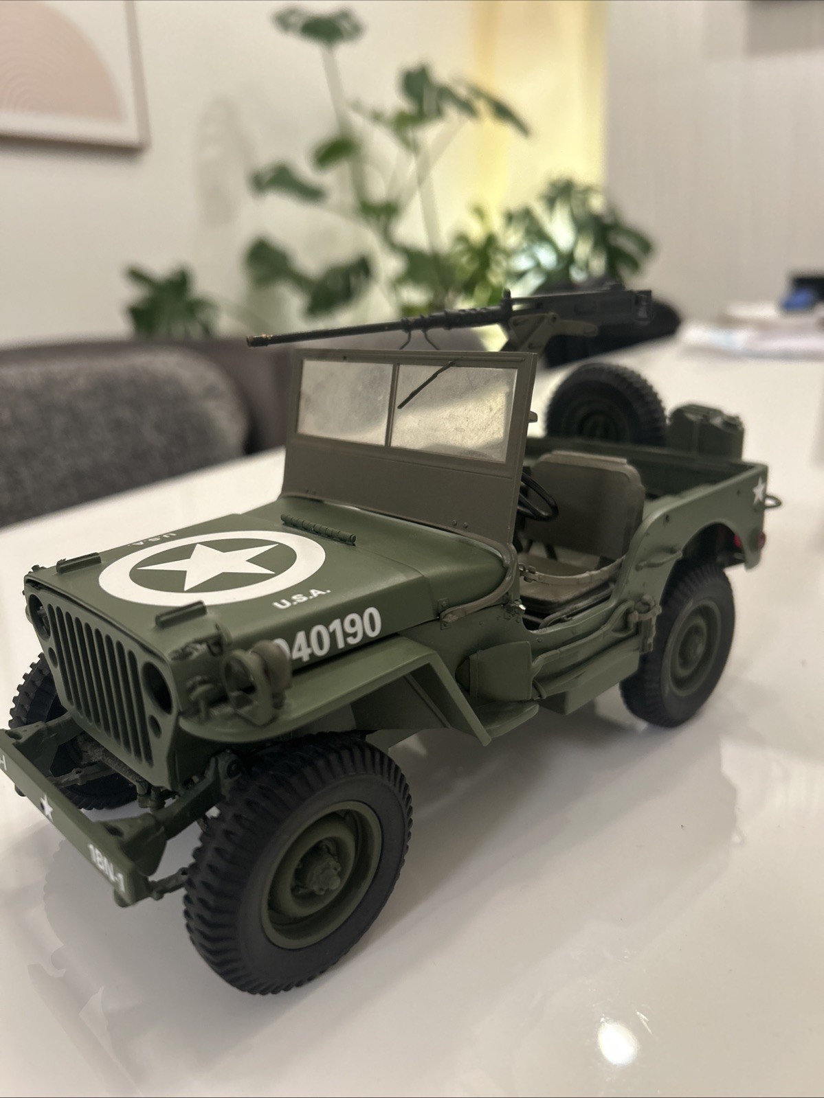 Danbury Mint 1:16 World War 2 Willy’s Jeep Replica – See Description