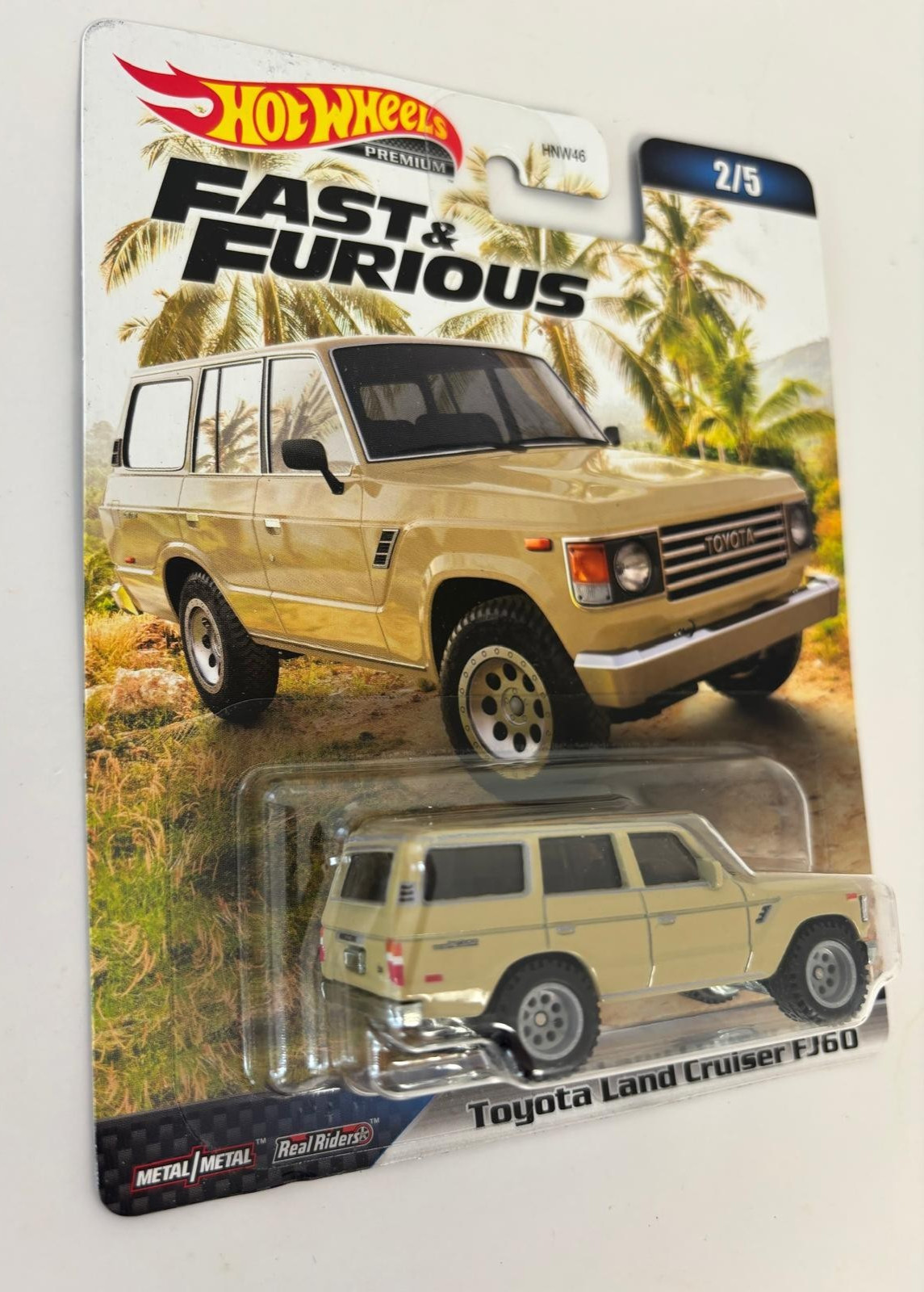 NEW Hot Wheels Fast & Furious Toyota Land Cruiser FJ60 1/64 NRFB 2/5