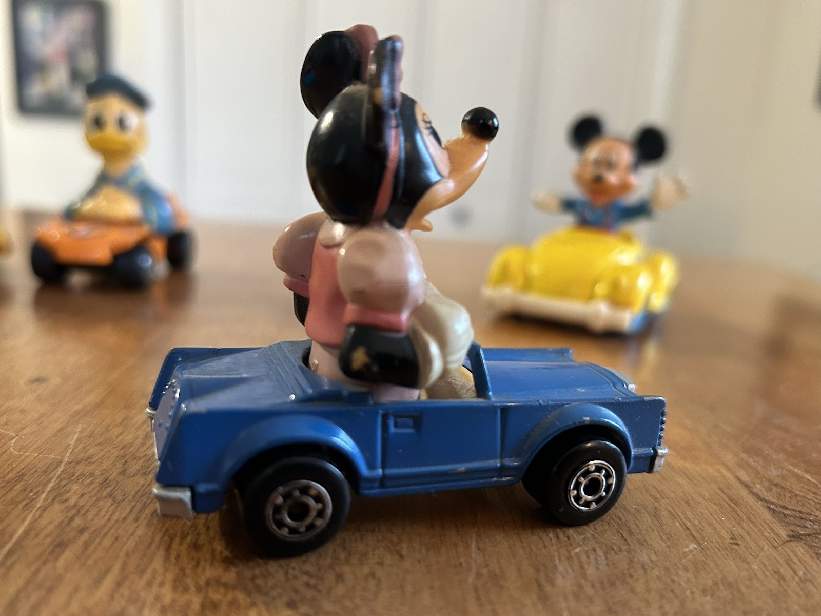 Vintage Lot of 5 Disney Cars- 1979 Matchbox, Burger King, etc. Driving Figures