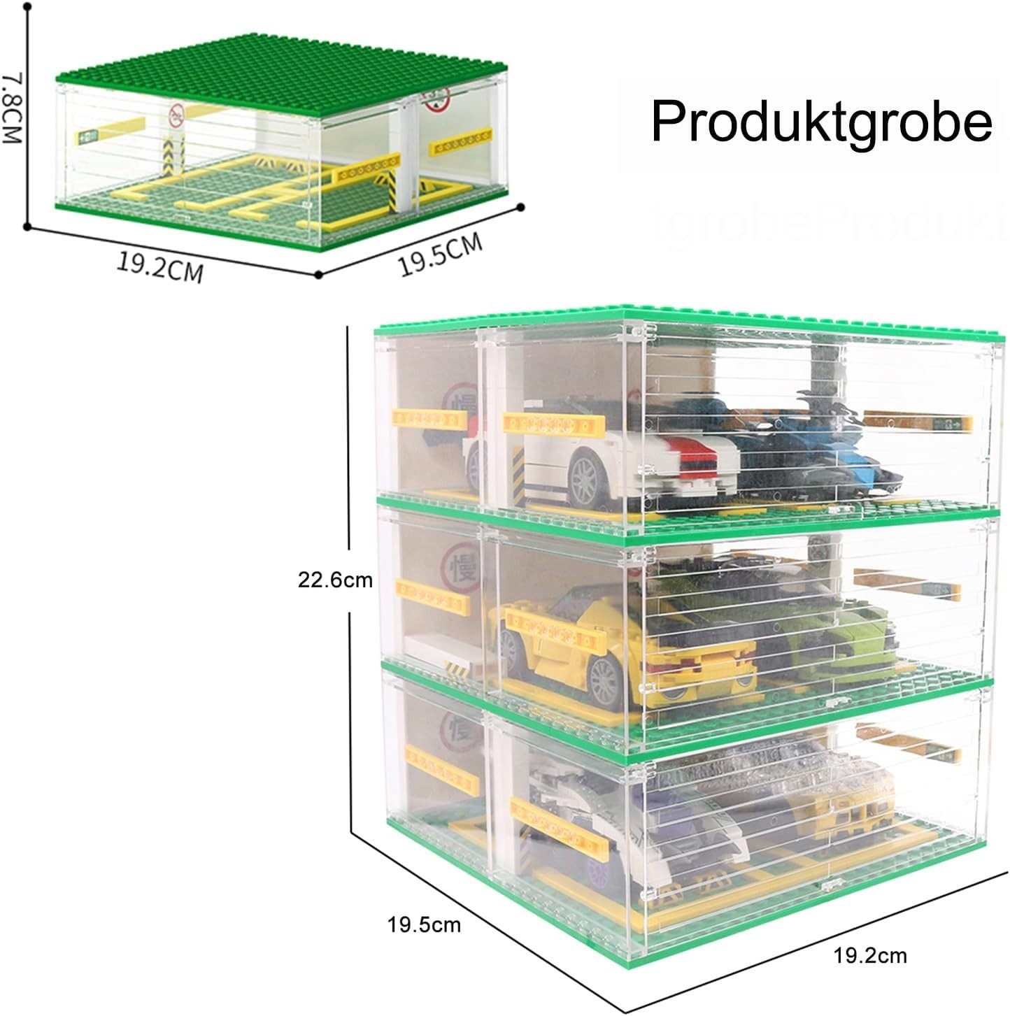 DIY Modular Building Block Garage for Sport AutoCars