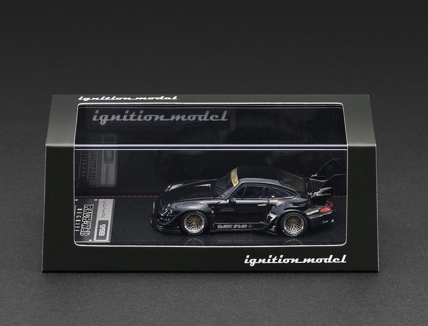 Ignition Model Porsche Rauh-Welt Begriff RWB 993 Black 1/64