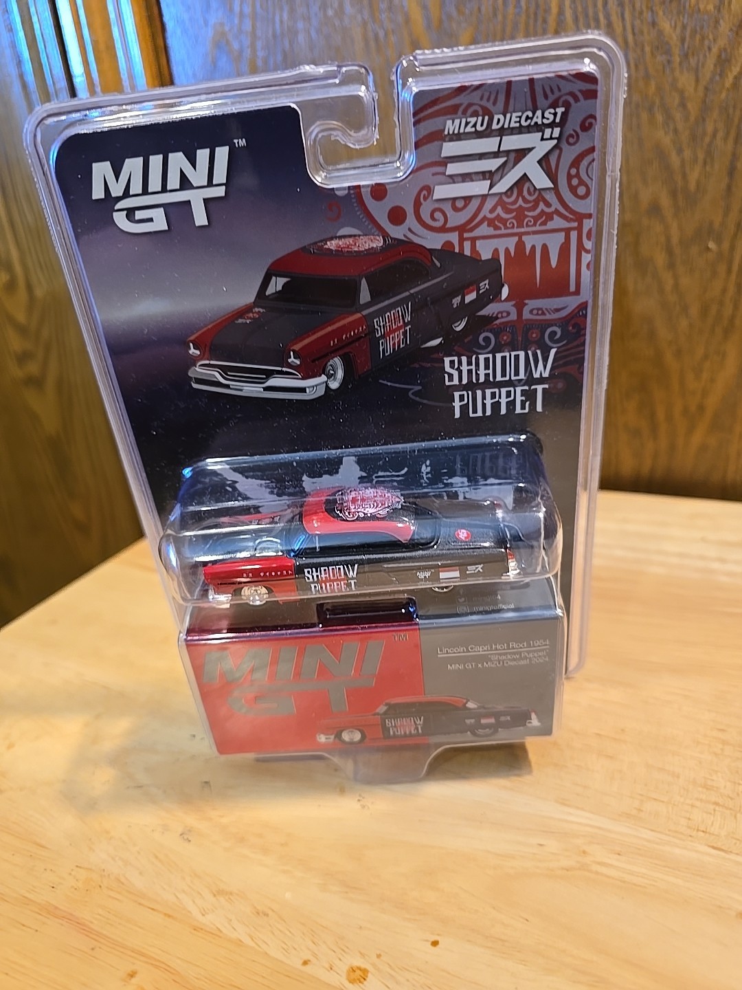 Mini GT x Mizu Diecast Lincoln Capri Hot Rod 1954 “Shadow Puppet” #874 1/64