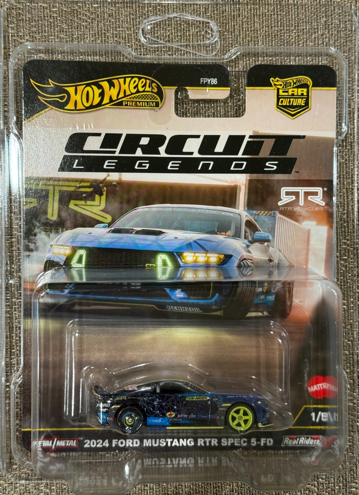 2025 Hot Wheels Car Culture Circuit Legends”2024 Ford Mustang RTR Spec 5-FD