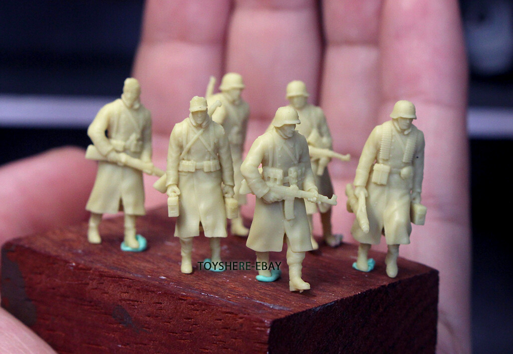 1/72 TANK 1:72 WW2 germany soldiersPatrol team military toy TotalWar diorama
