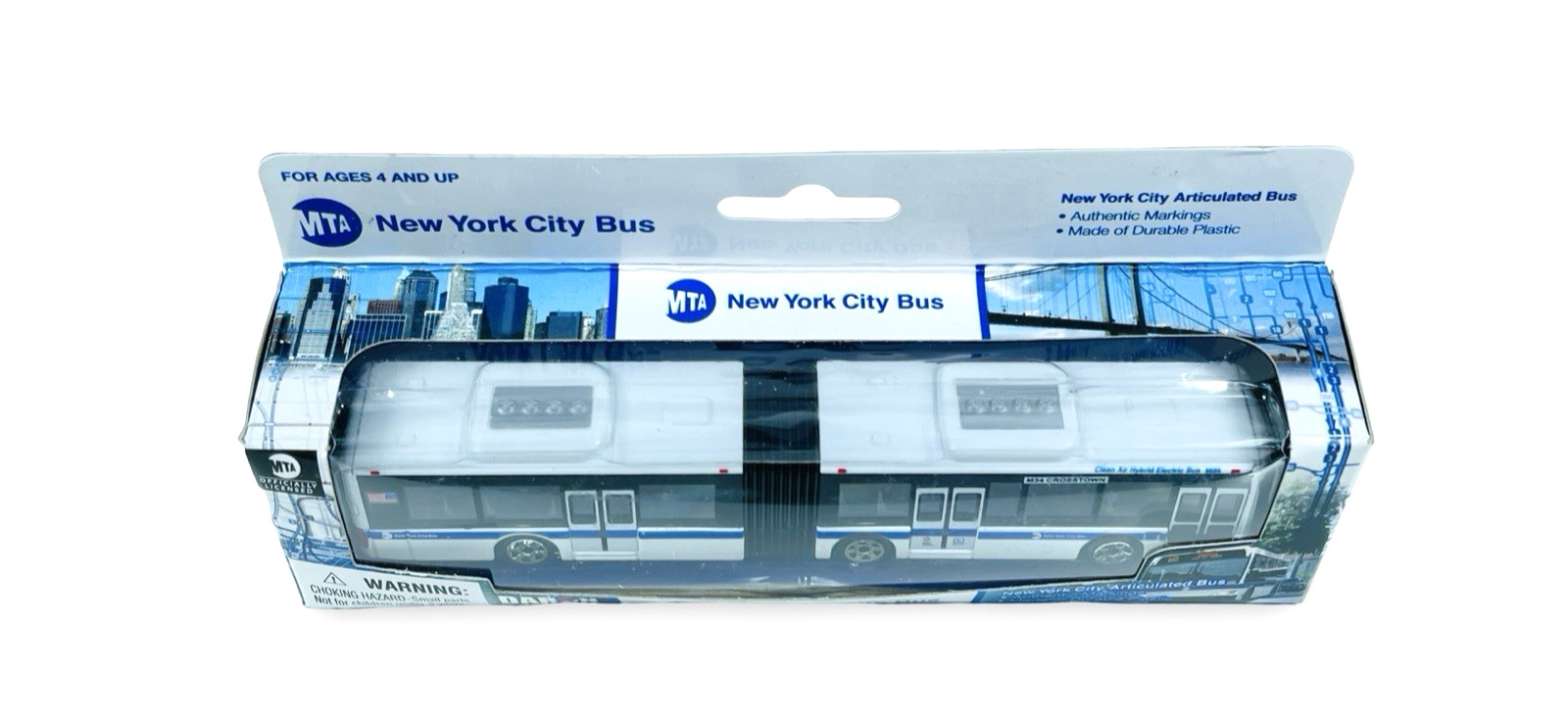 #RT8452 Daron New York City Articulated Bus ~ Sealed 2012 6″ In Length