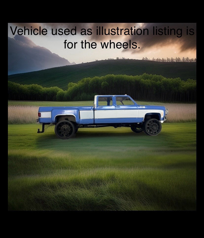 Dually wheels for 1/64 scale hotwheels and m2 machines Lifted Diecast trucks