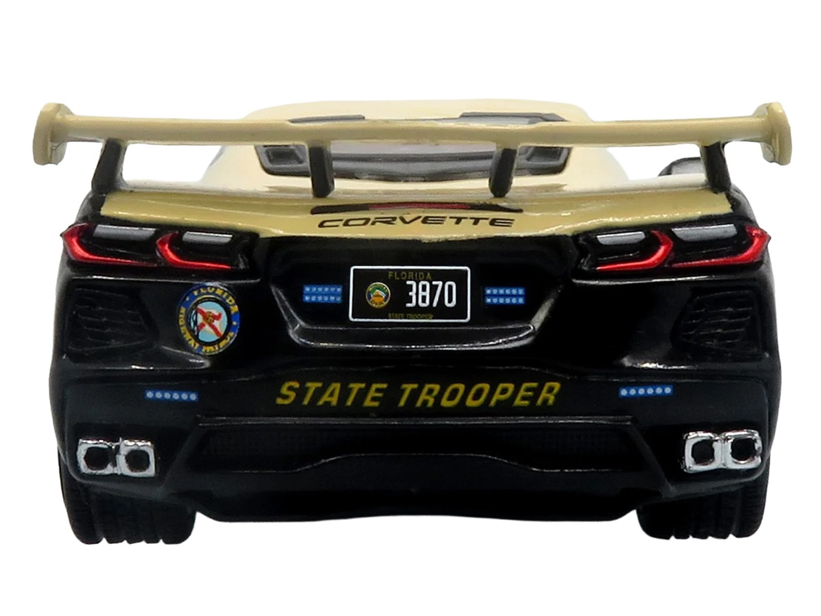 2023 CHEVROLET CORVETTE C8 POLICE “FLORIDA HP” 1/43 BY ICONIC REPLICAS 43-0660
